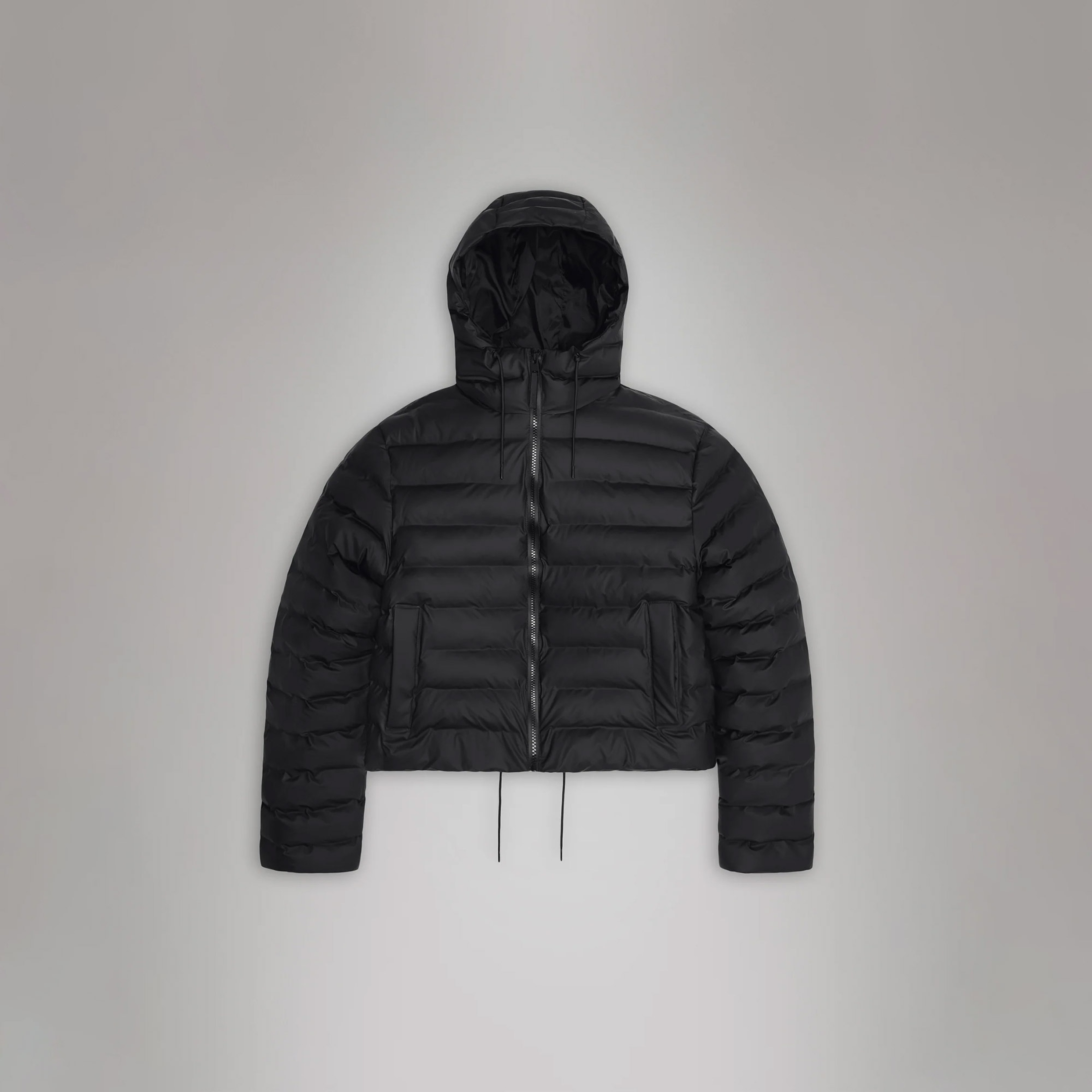 Rains Lohja Puffer W3T2 Erkek Siyah Mont