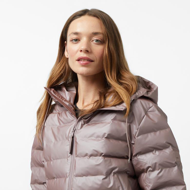 Rains Lohja Puffer W3T2 Kadın Pembe Mont