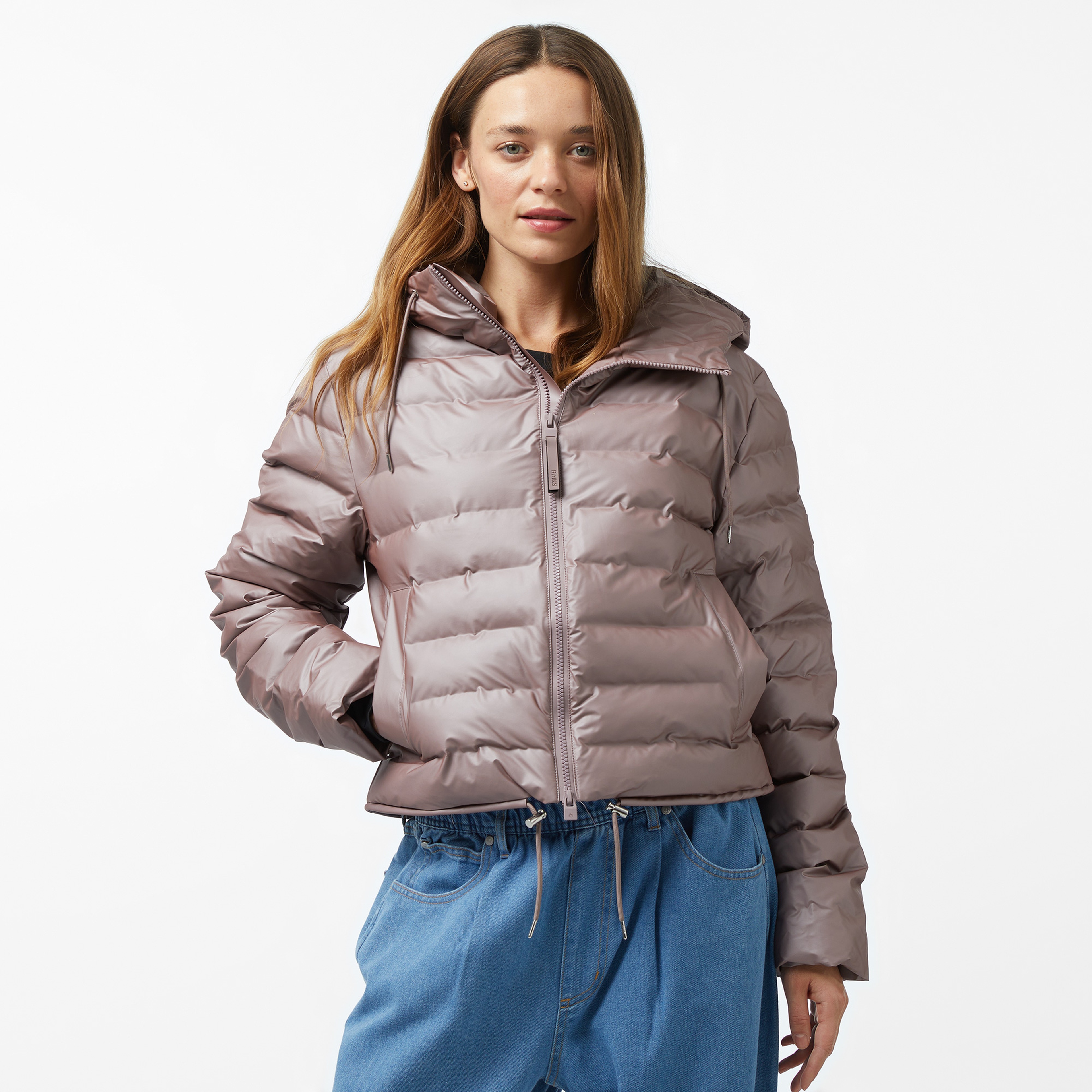 Rains Lohja Puffer W3T2 Kadın Pembe Mont