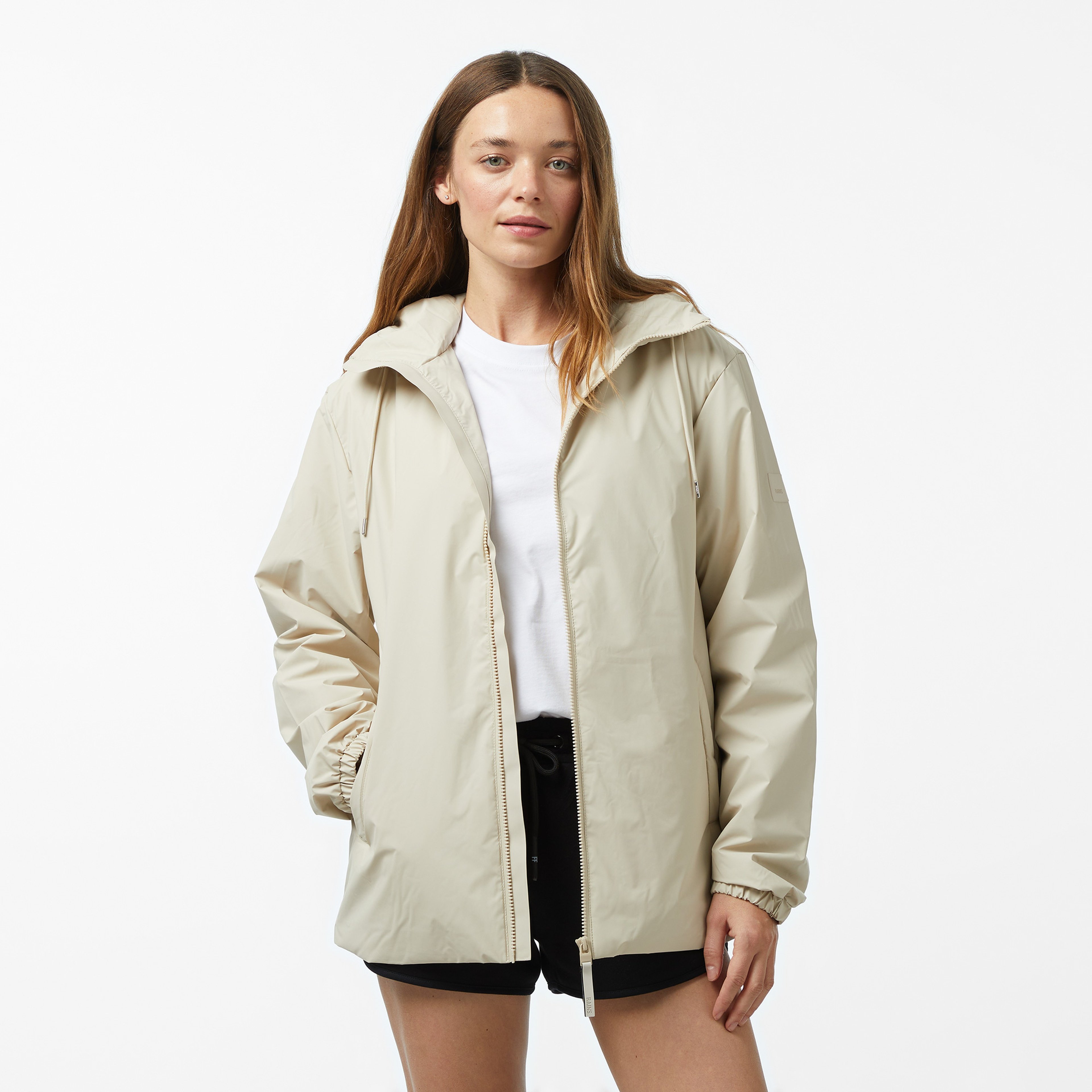 Rains Lohja Insulated W3T1 Kadın Krem Yağmurluk