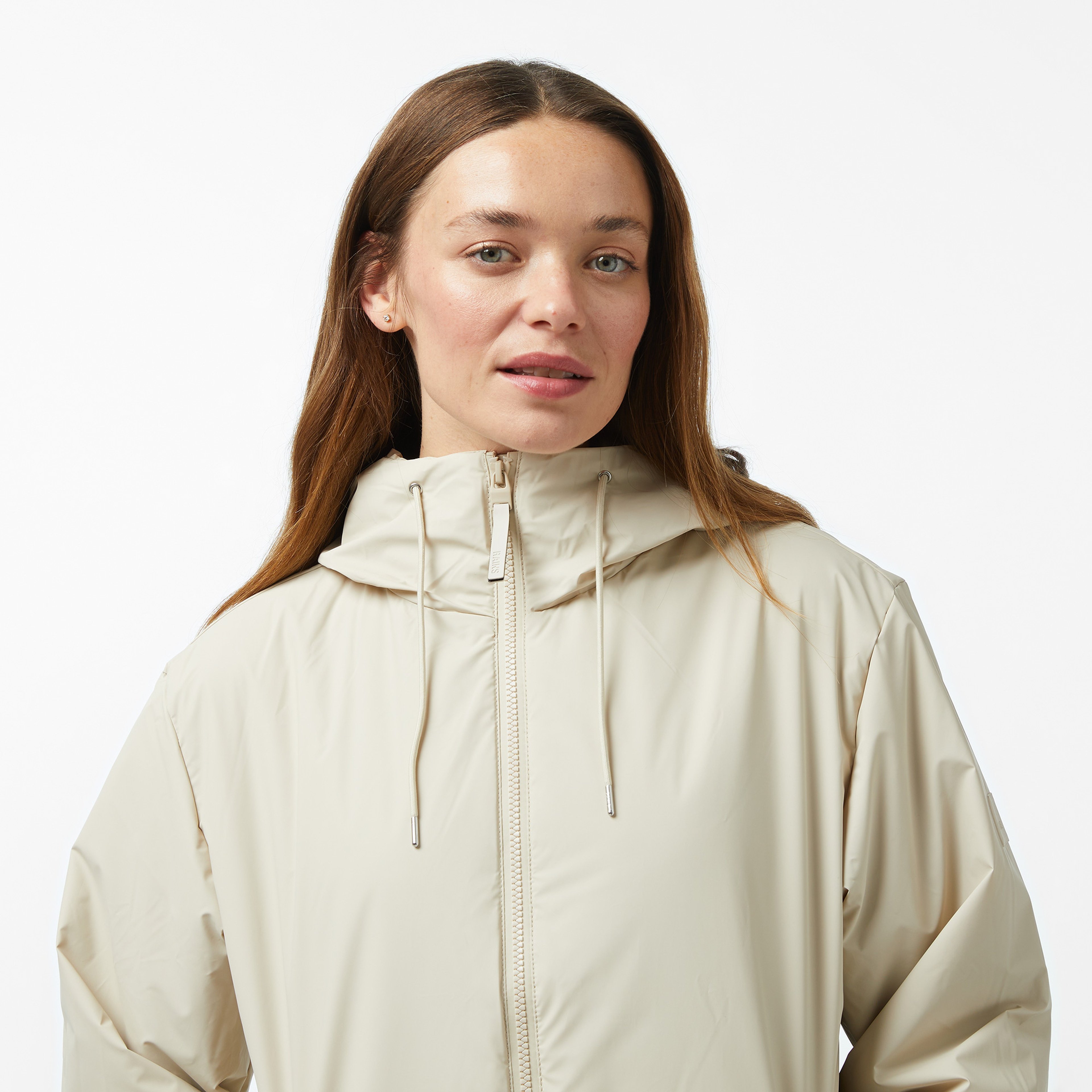 Rains Lohja Insulated W3T1 Kadın Krem Yağmurluk