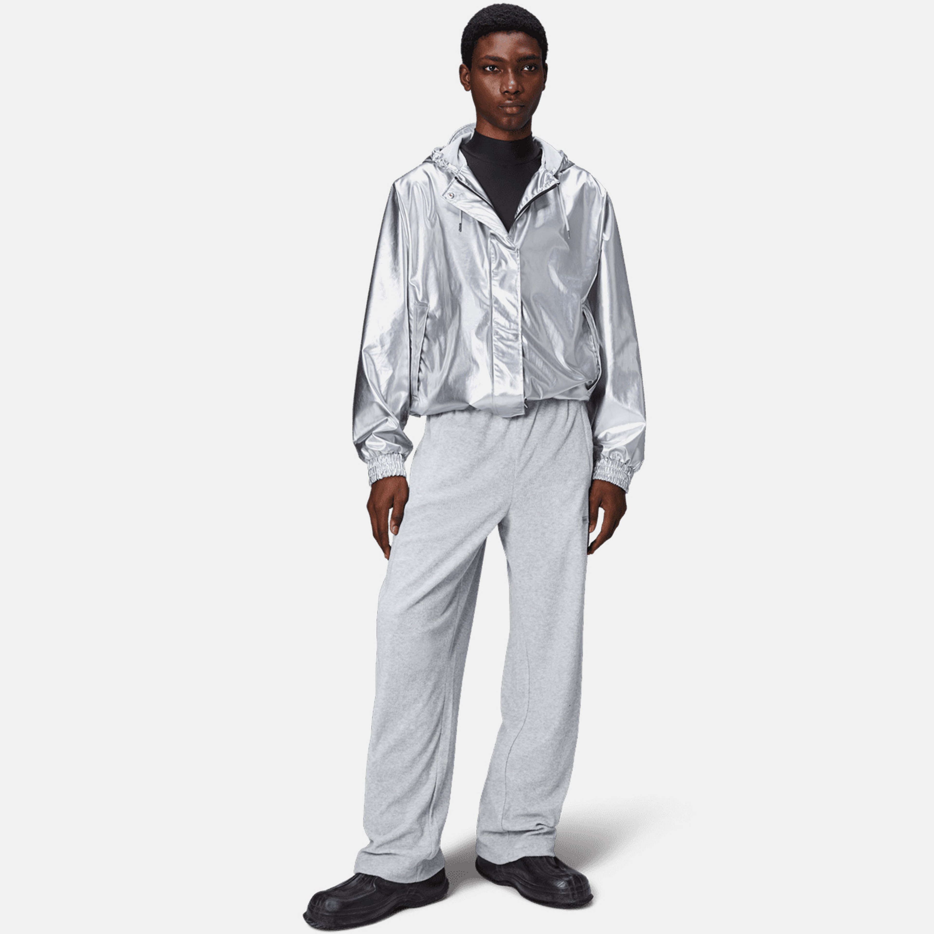 Rains String W W3 Kadın Gri Yağmurluk