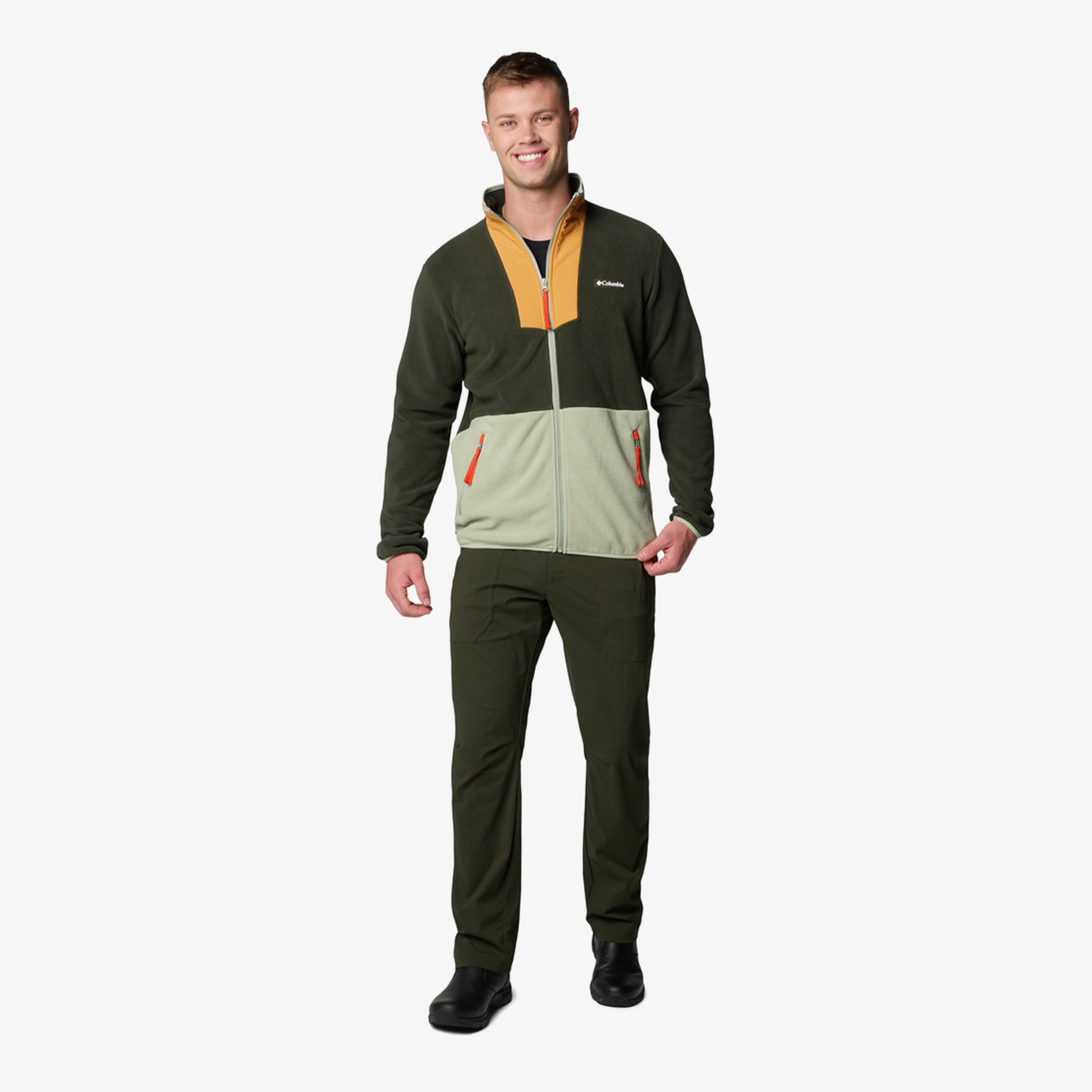 Columbia Sequoia Grove Full Zip Fleece Erkek Yeşil MontSAM0596