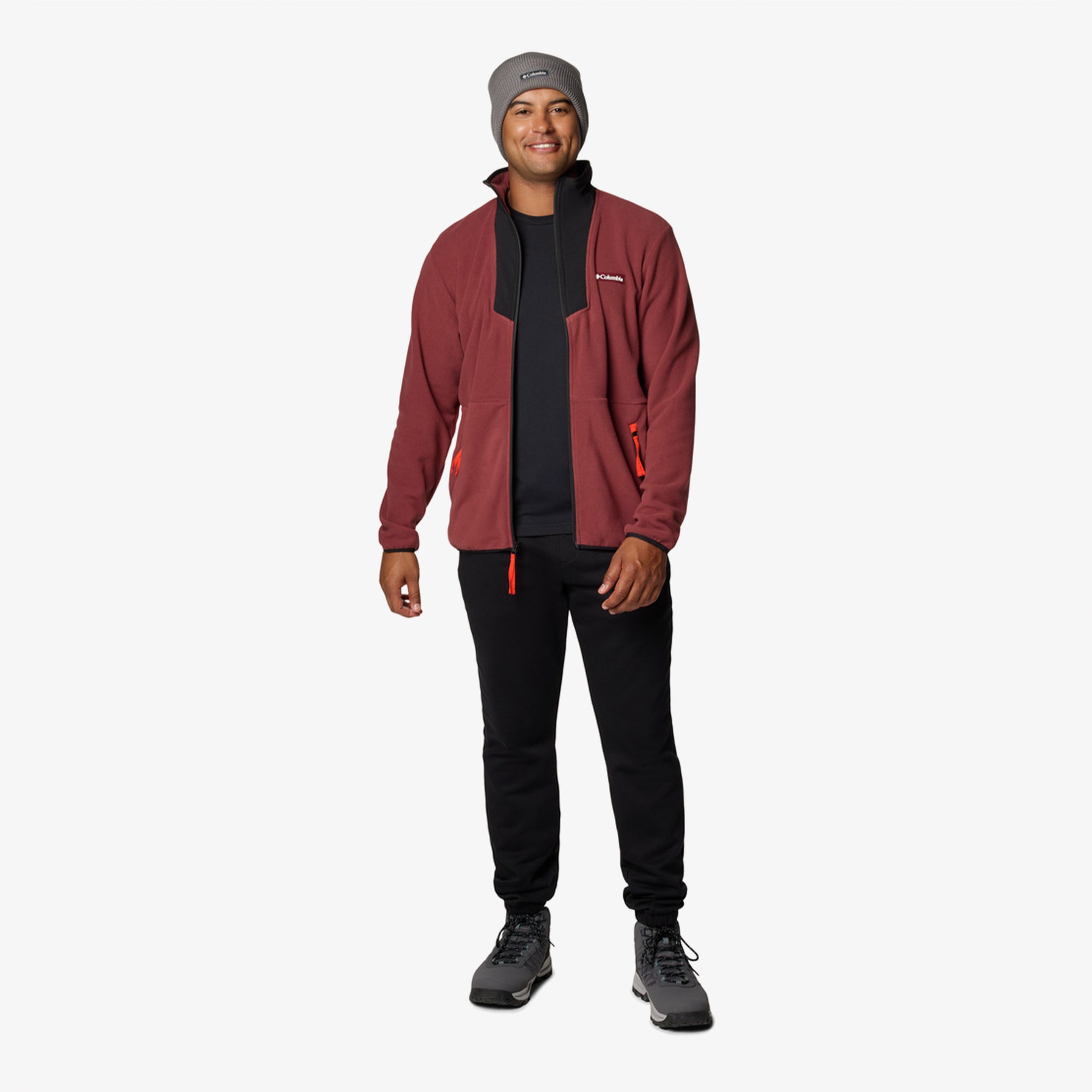 Columbia Sequoia Grove Full Zip Fleece Erkek Kırmızı Mont