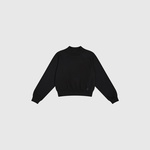 Champion Mock Turtle Neck Long Sleeves Kadın Siyah Sweatshirt