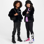 Nike Nkn Faux Fur Çocuk Siyah Mont