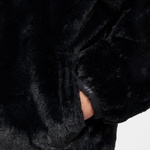 Nike Nkn Faux Fur Çocuk Siyah Mont