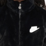 Nike Nkn Faux Fur Çocuk Siyah Mont