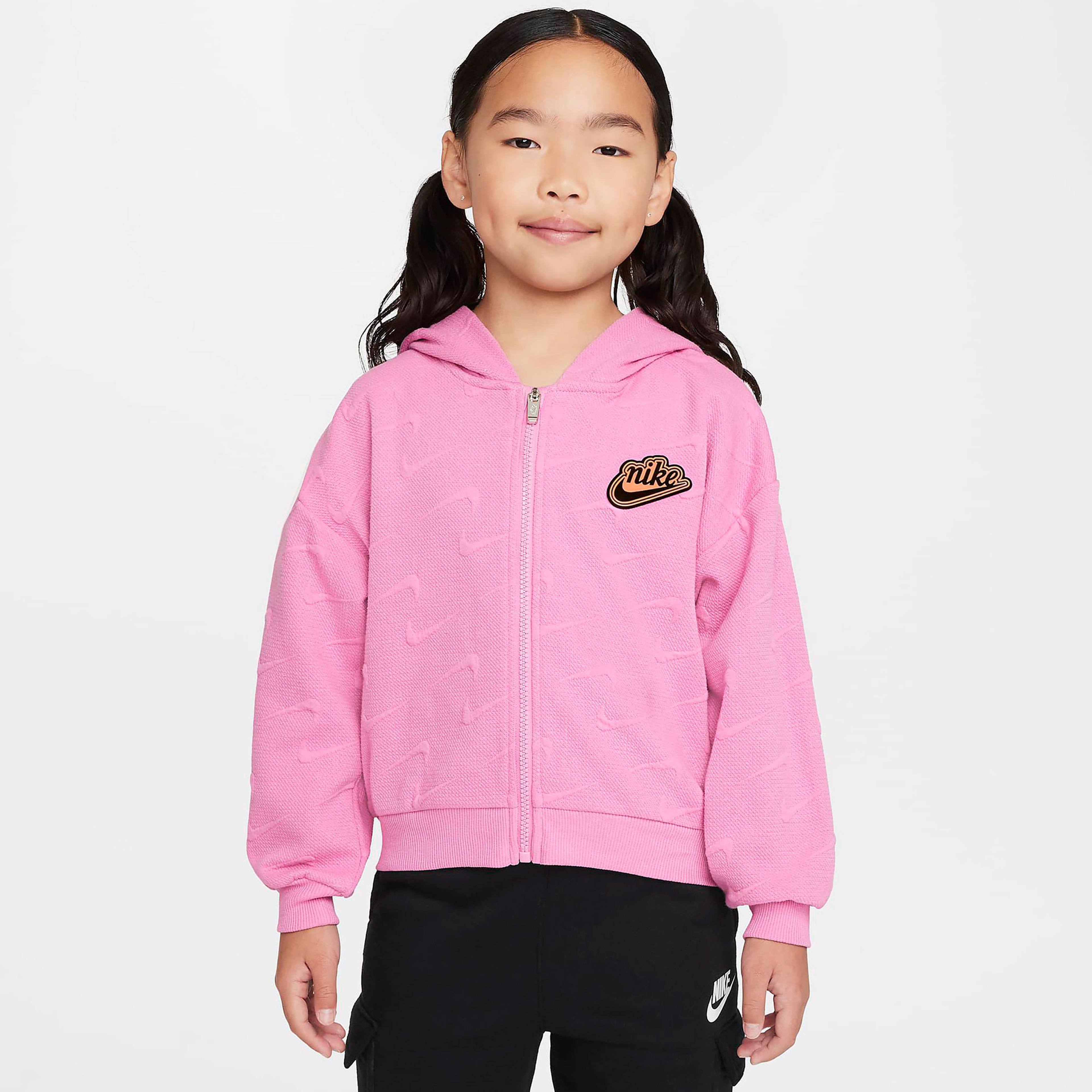Nike Nkg New İmpressions Fz Çocuk Pembe Hoodie