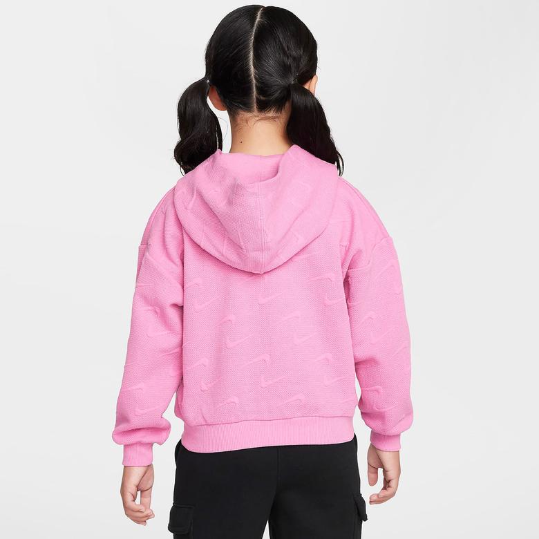 Nike Nkg New İmpressions Fz Çocuk Pembe Hoodie