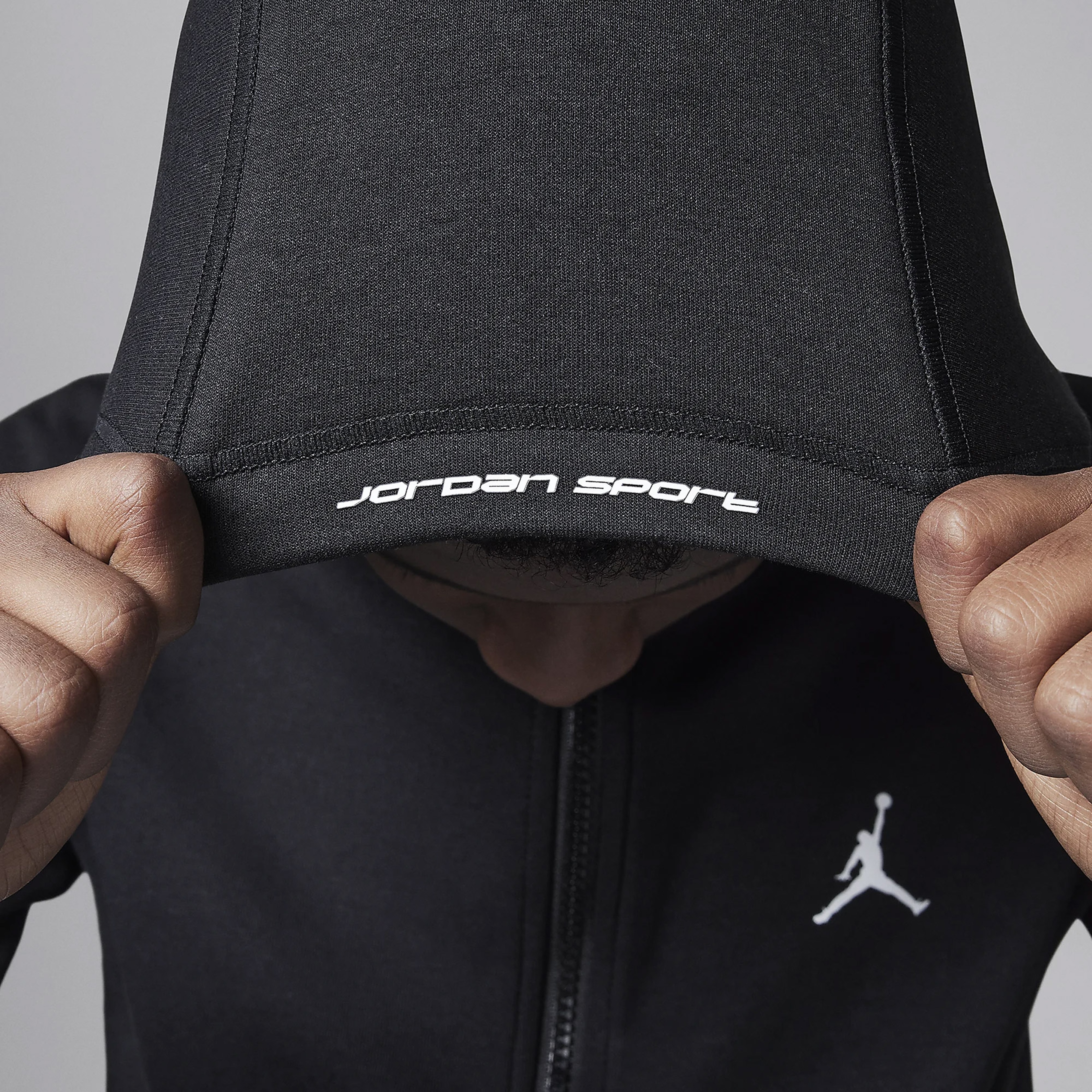 Jordan Jdb Mj Sport Stmt Court Fz Çocuk Siyah Sweatshirt