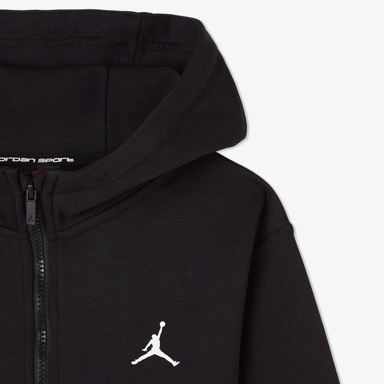 Jordan Jdb Mj Sport Stmt Court Fz Çocuk Siyah Sweatshirt