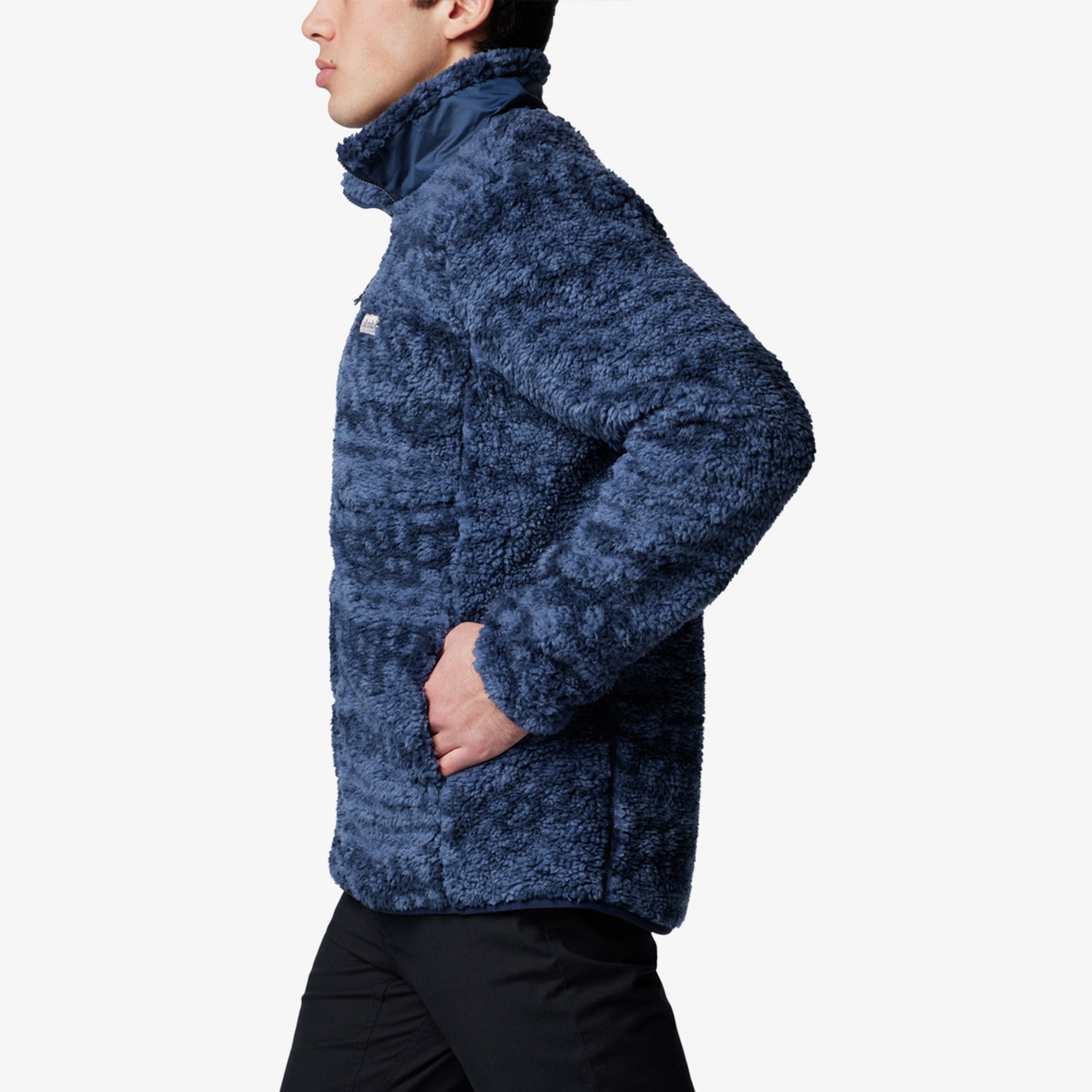 Columbia Winter Pass Printed Fleece Erkek Mavi Mont