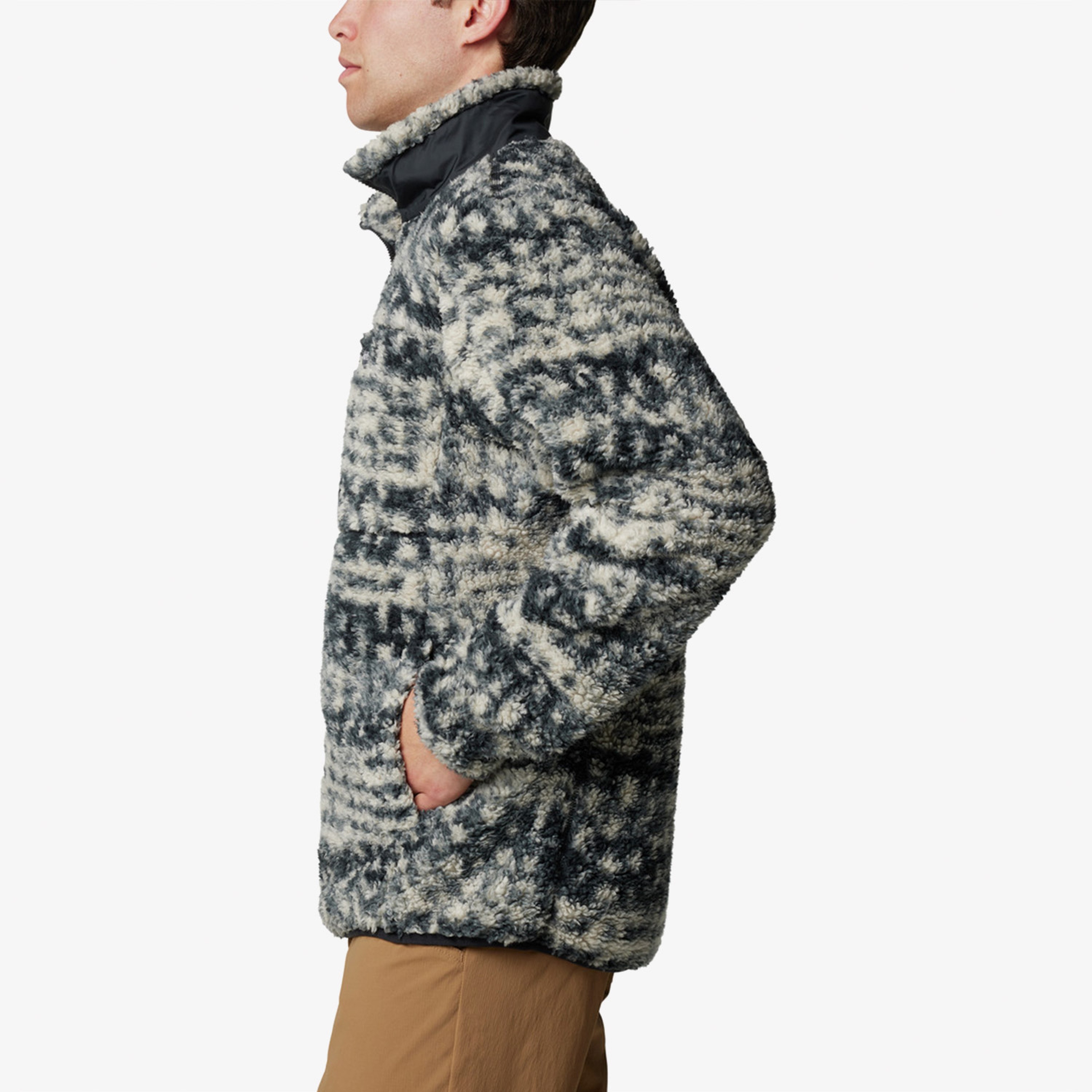 Columbia Winter Pass Printed Fleece Erkek Krem Mont