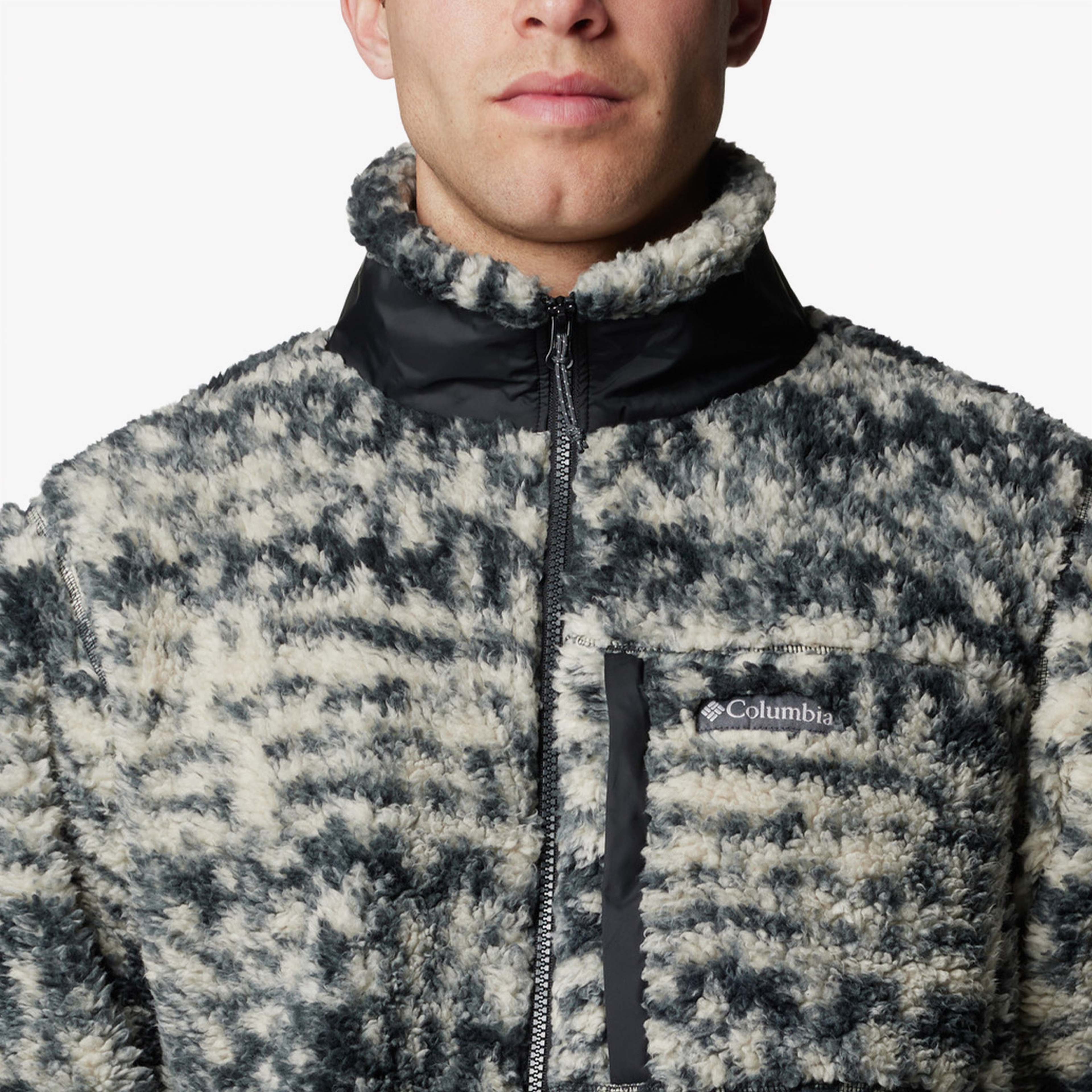 Columbia Winter Pass Printed Fleece Erkek Krem Mont
