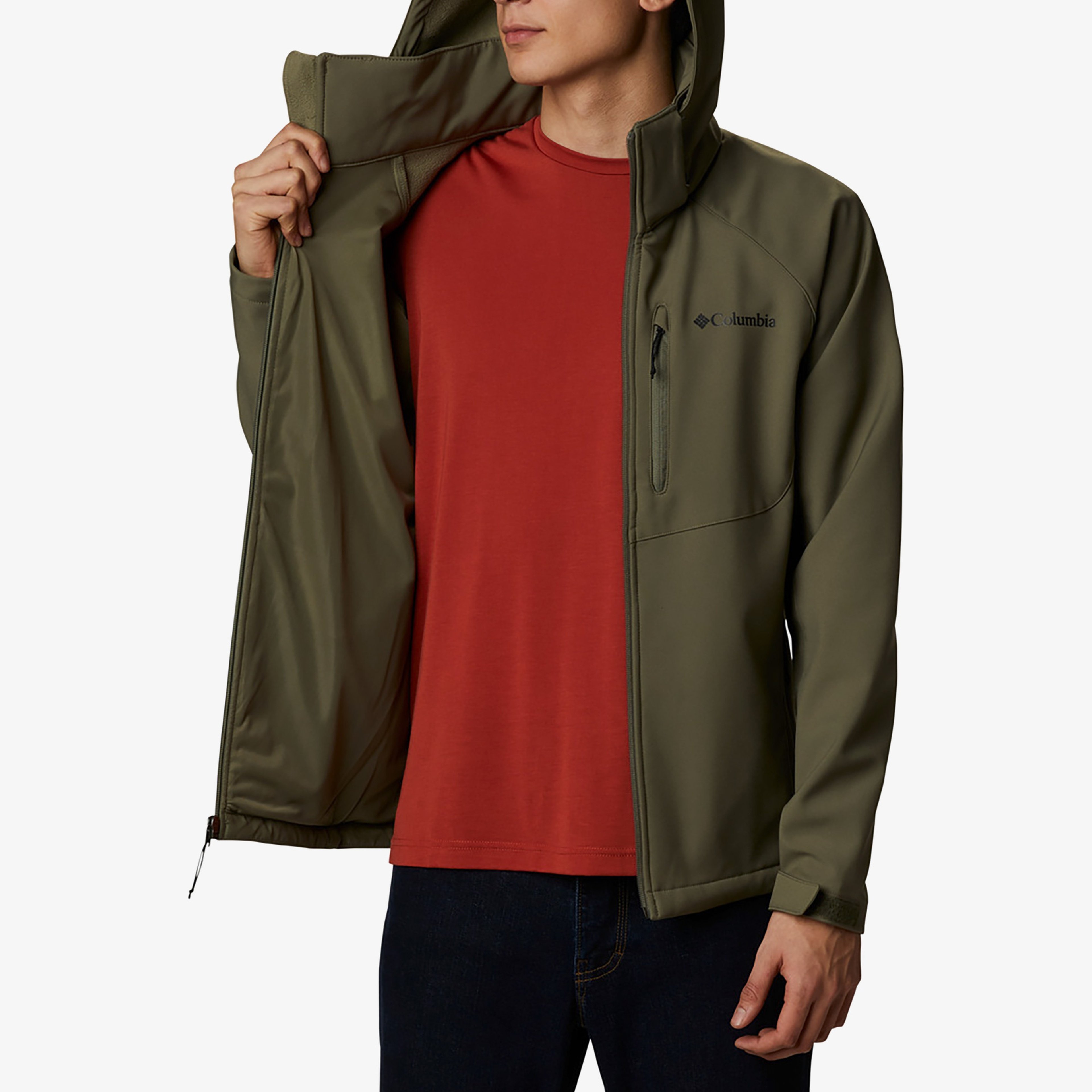 Columbia Cascade Ridge Softshell Erkek  Yeşil Mont