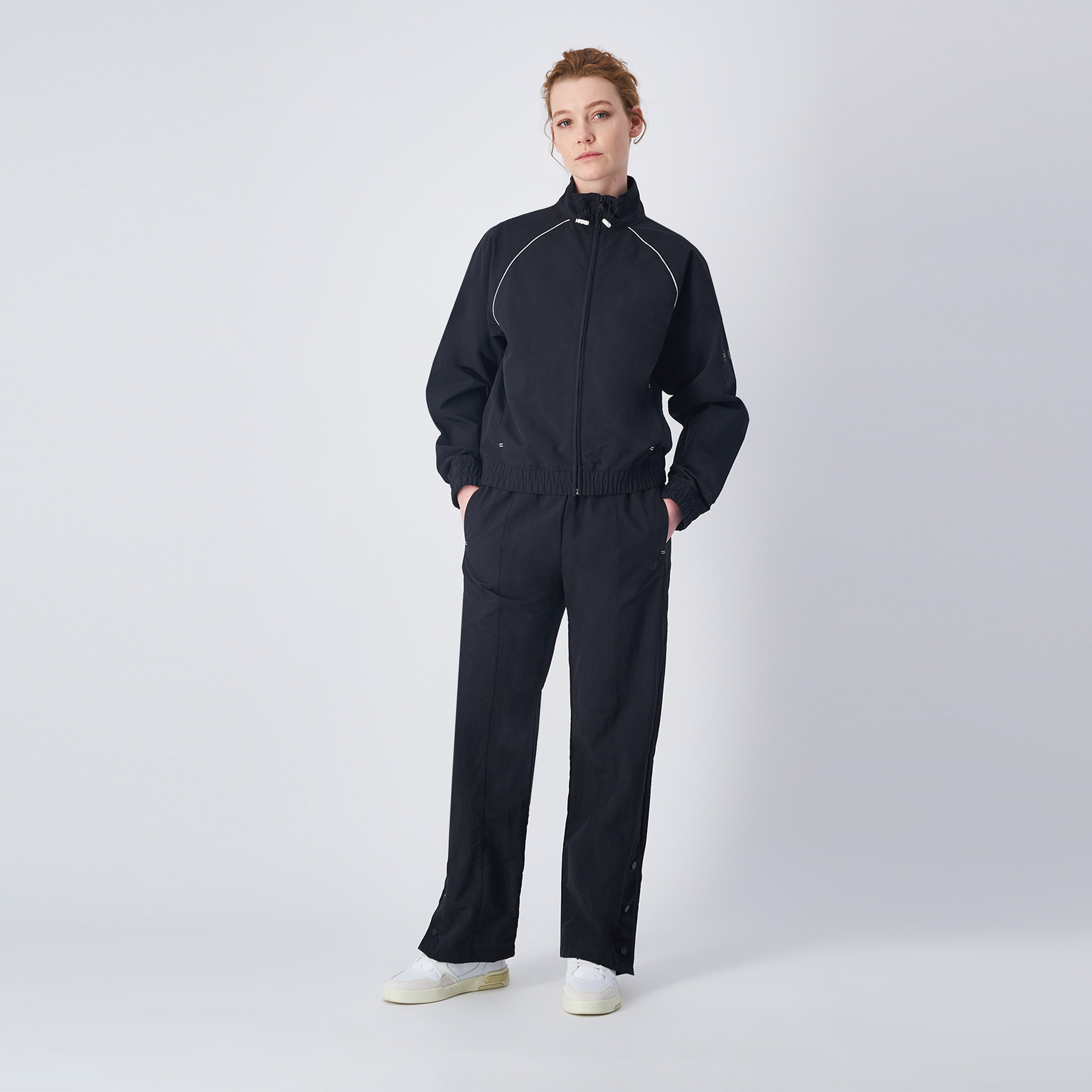 Champion Full Zip Kadın Siyah Sweatshirt