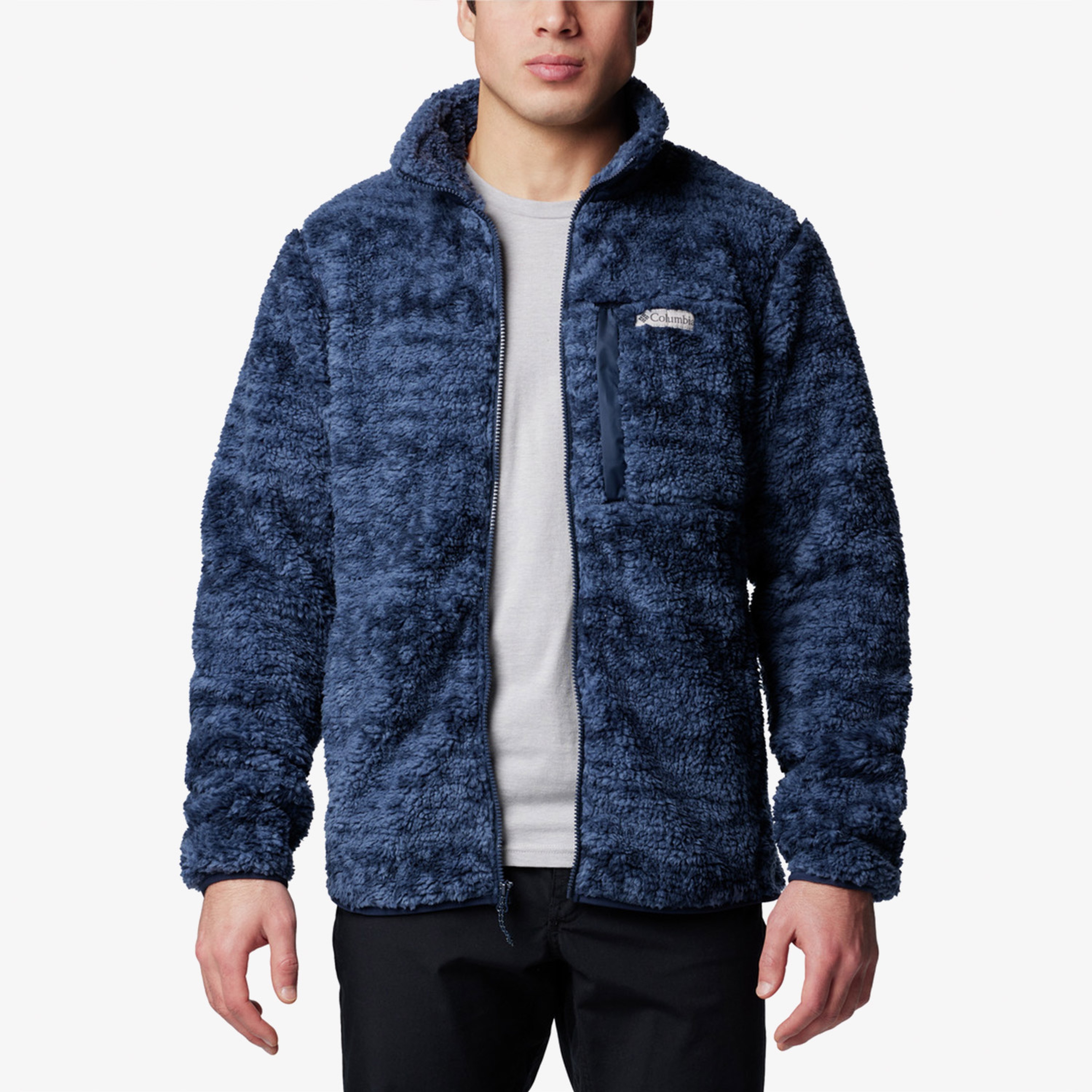 Columbia Winter Pass Printed Fleece Erkek Mavi Mont