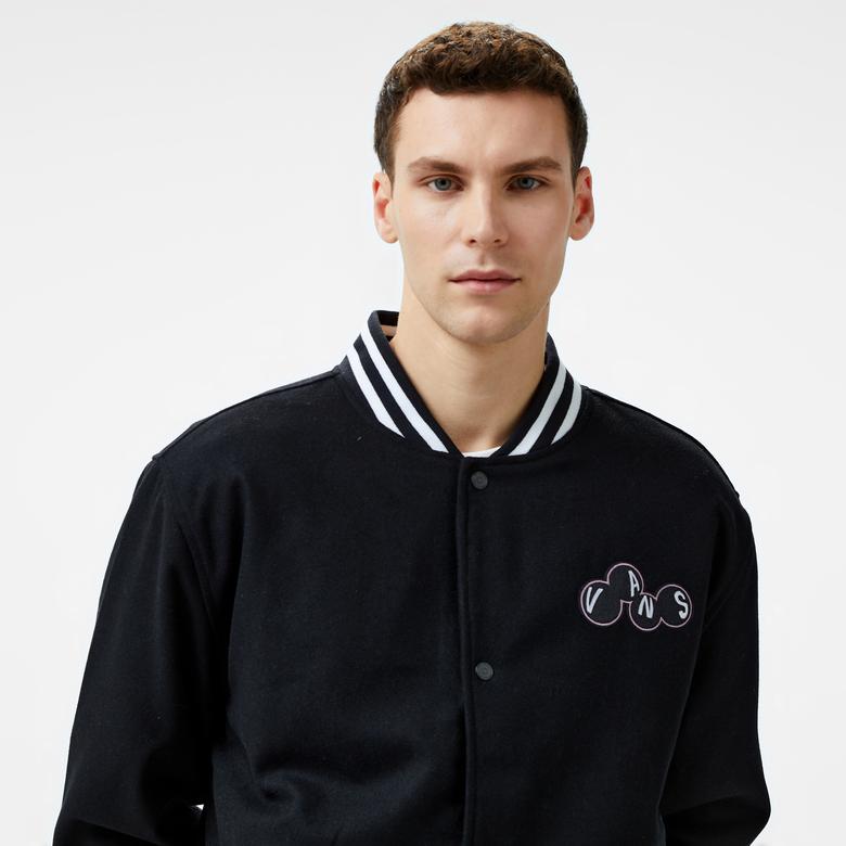 Vans Scuttle Baseball Erkek Siyah Ceket