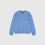 Champion Crewneck Erkek Mavi Sweatshirt