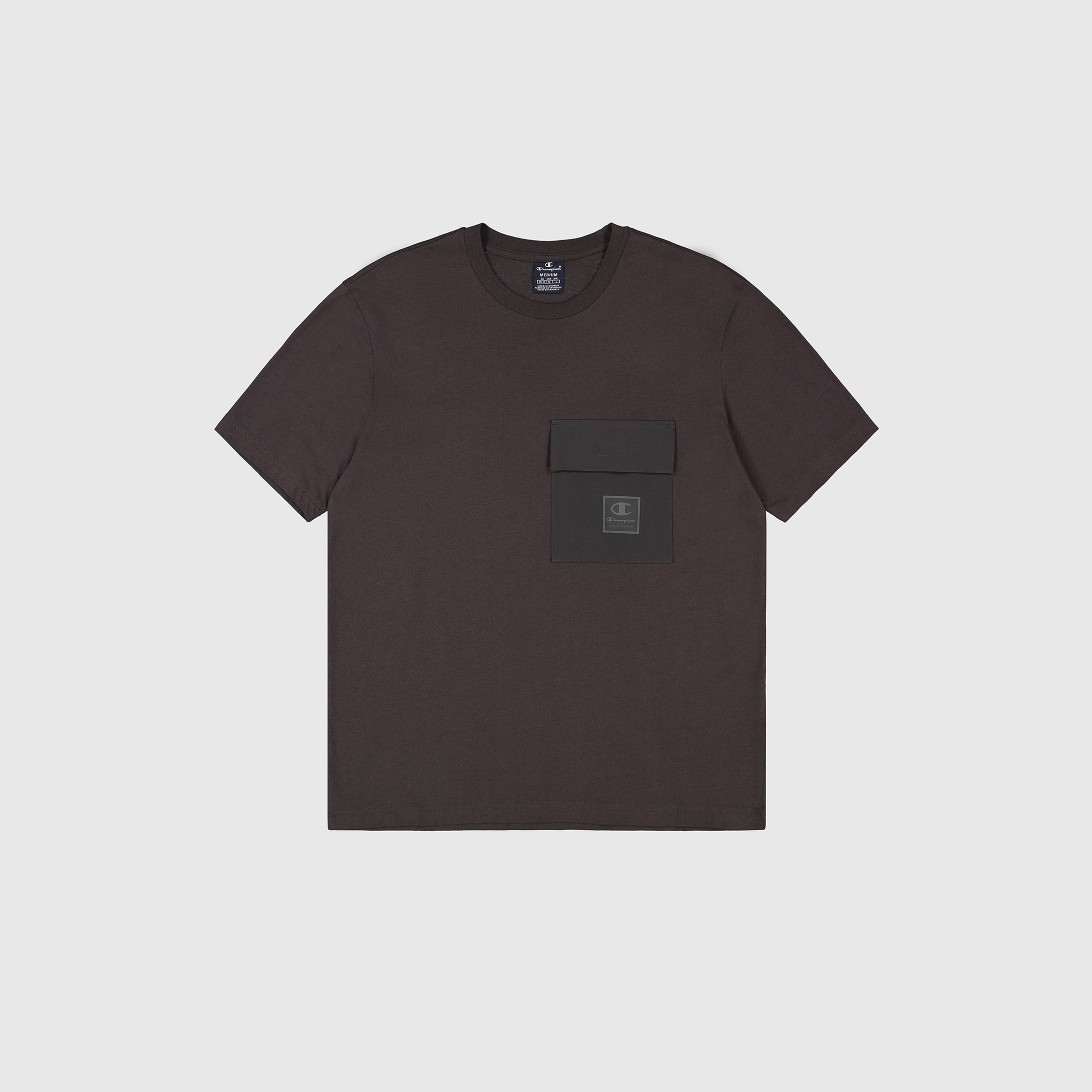 Champion Crewneck Erkek Siyah T-Shirt