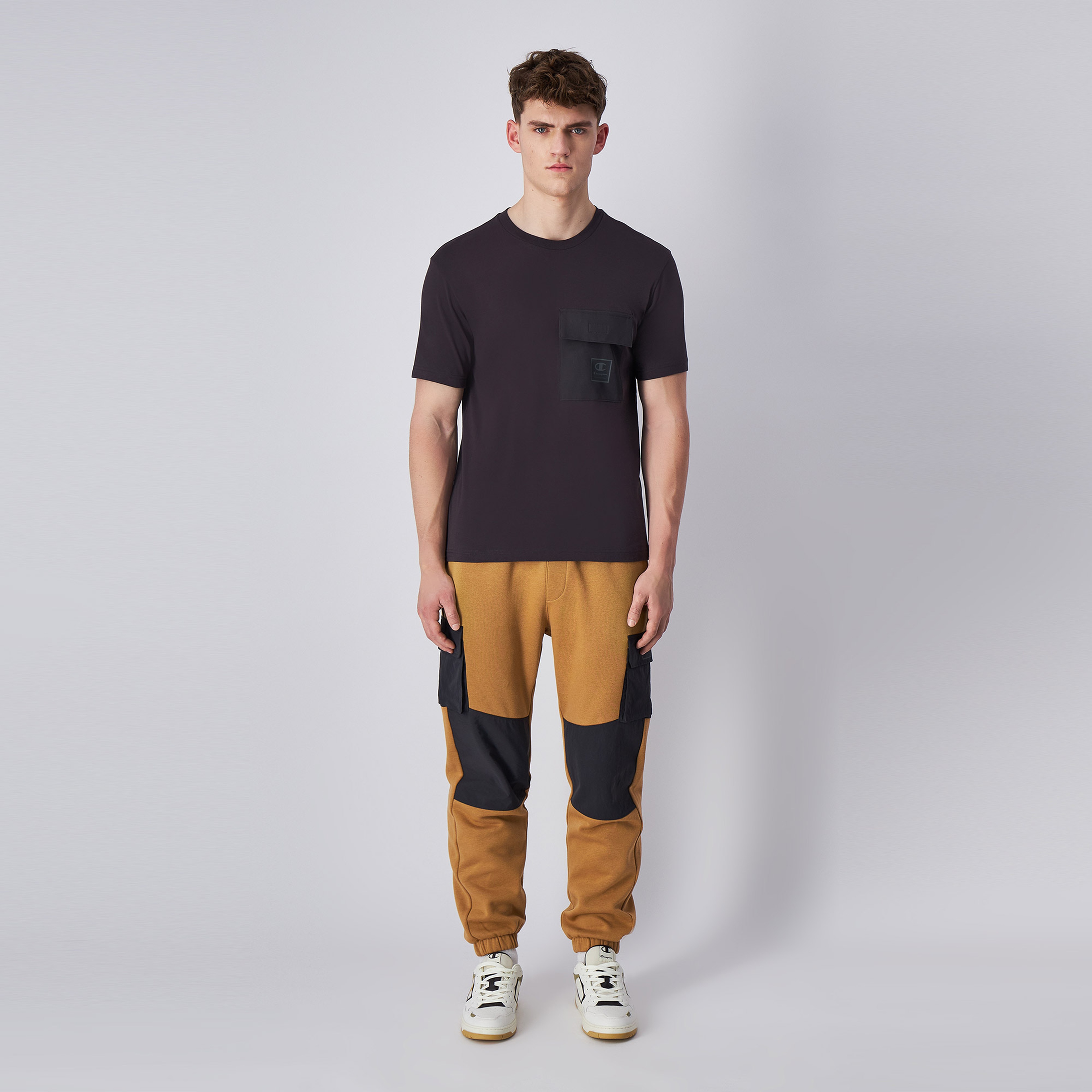 Champion Crewneck Erkek Siyah T-Shirt