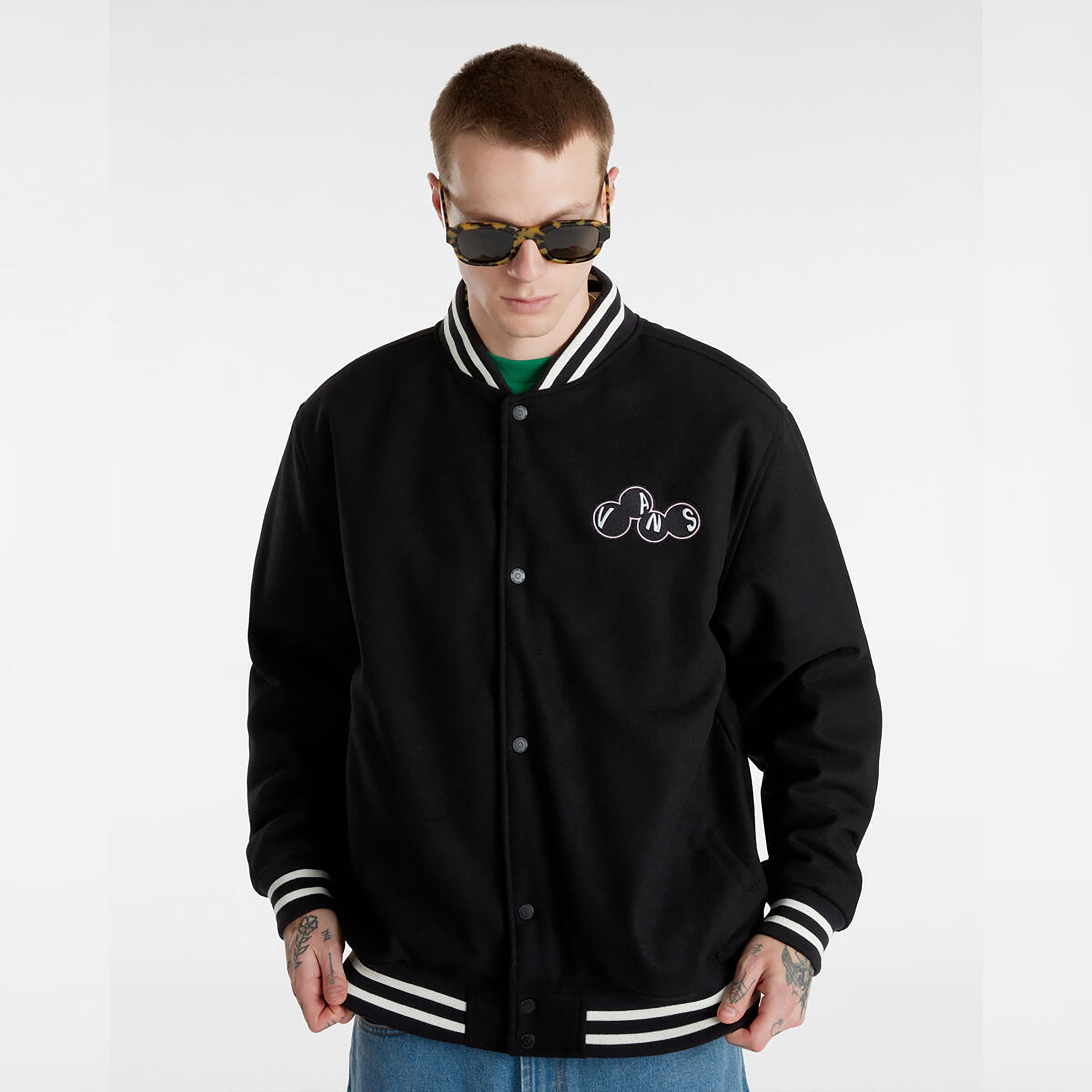 Vans Scuttle Baseball Erkek Siyah Ceket