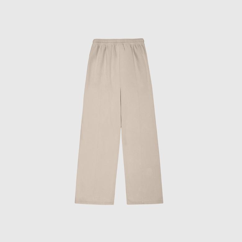 Champion Wide Leg Kadın Krem Eşofman Altı