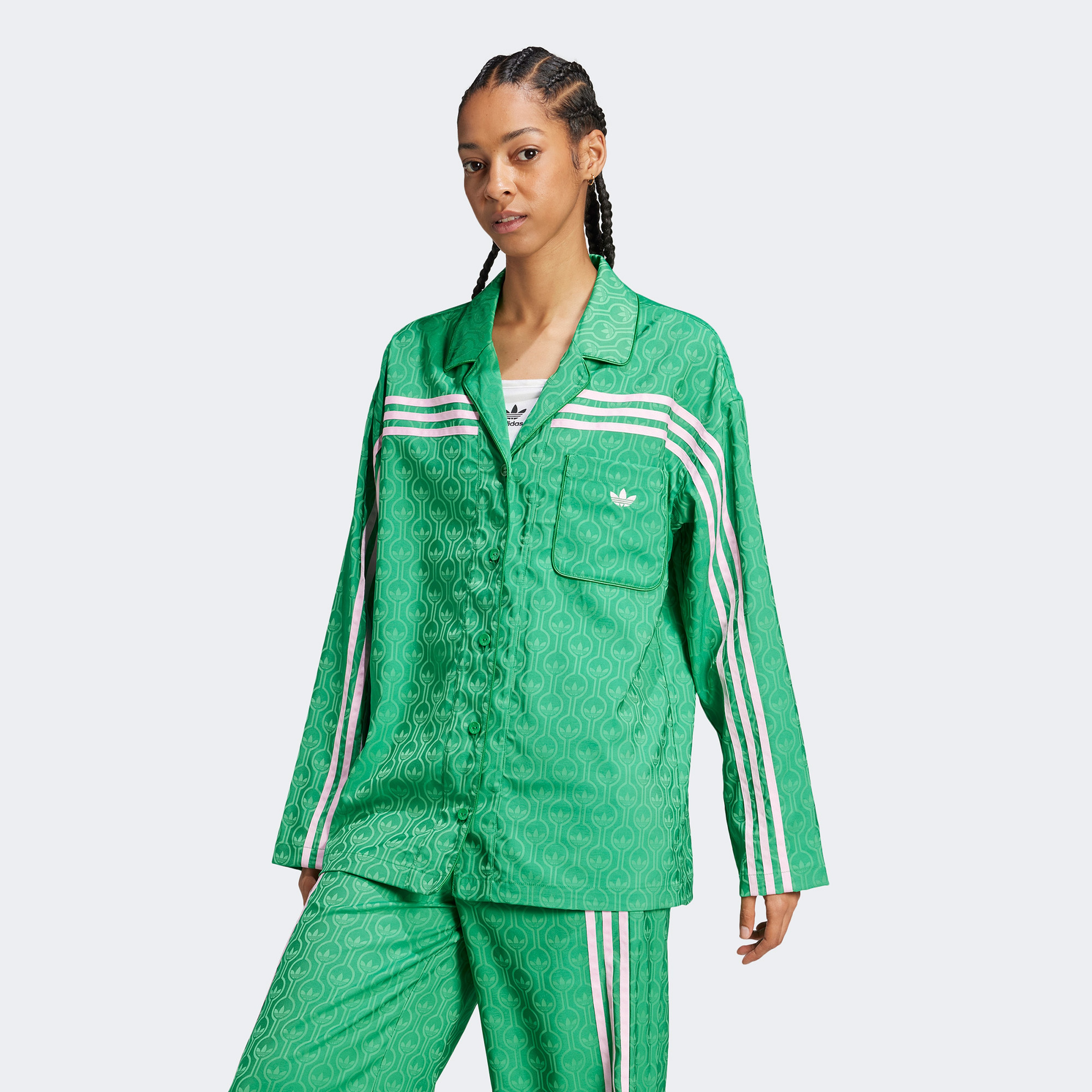 adidas Pyjama Top Kadın Yeşil Ceket