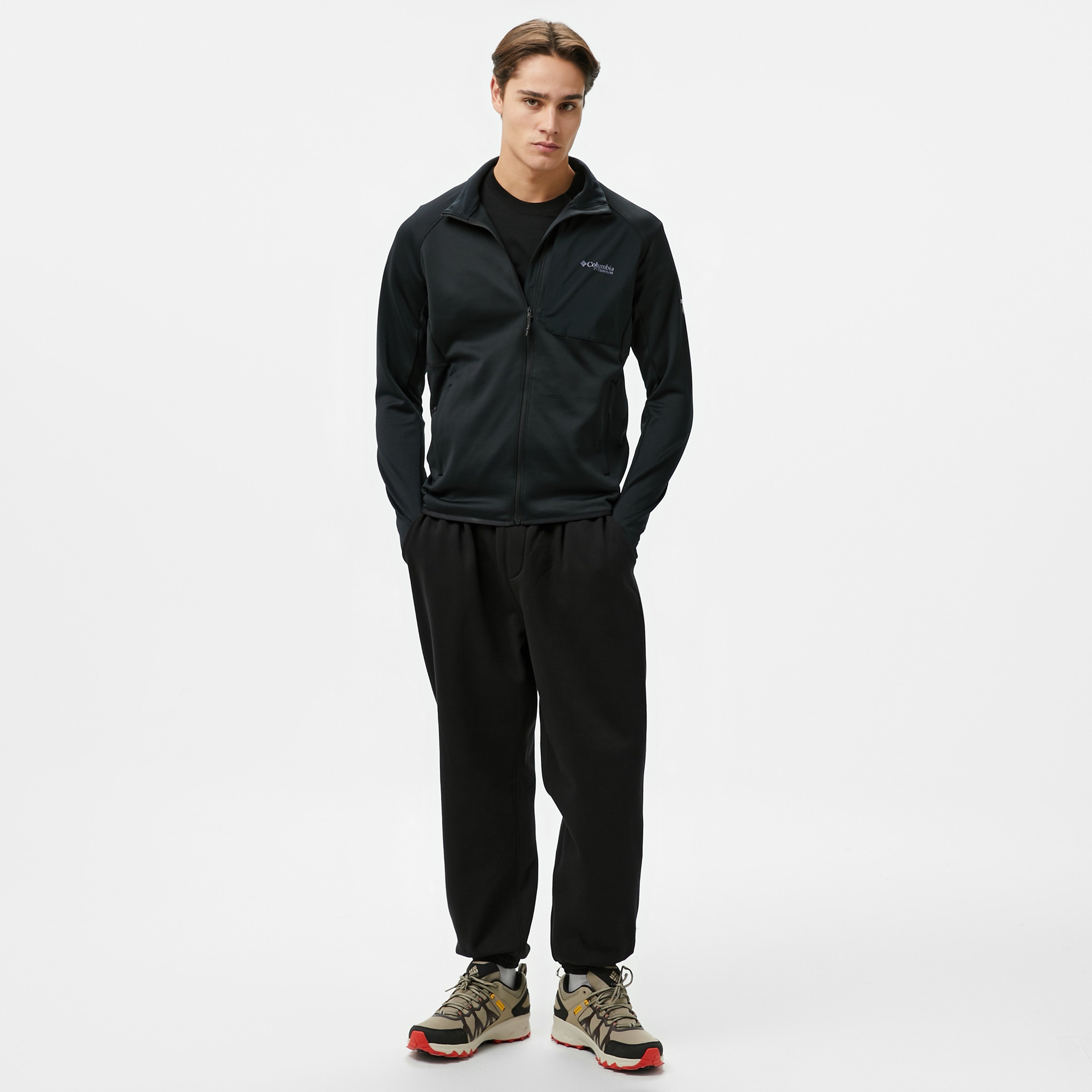 Columbia Triple Canyon Grid Fleece Fz Kadın Siyah Mont