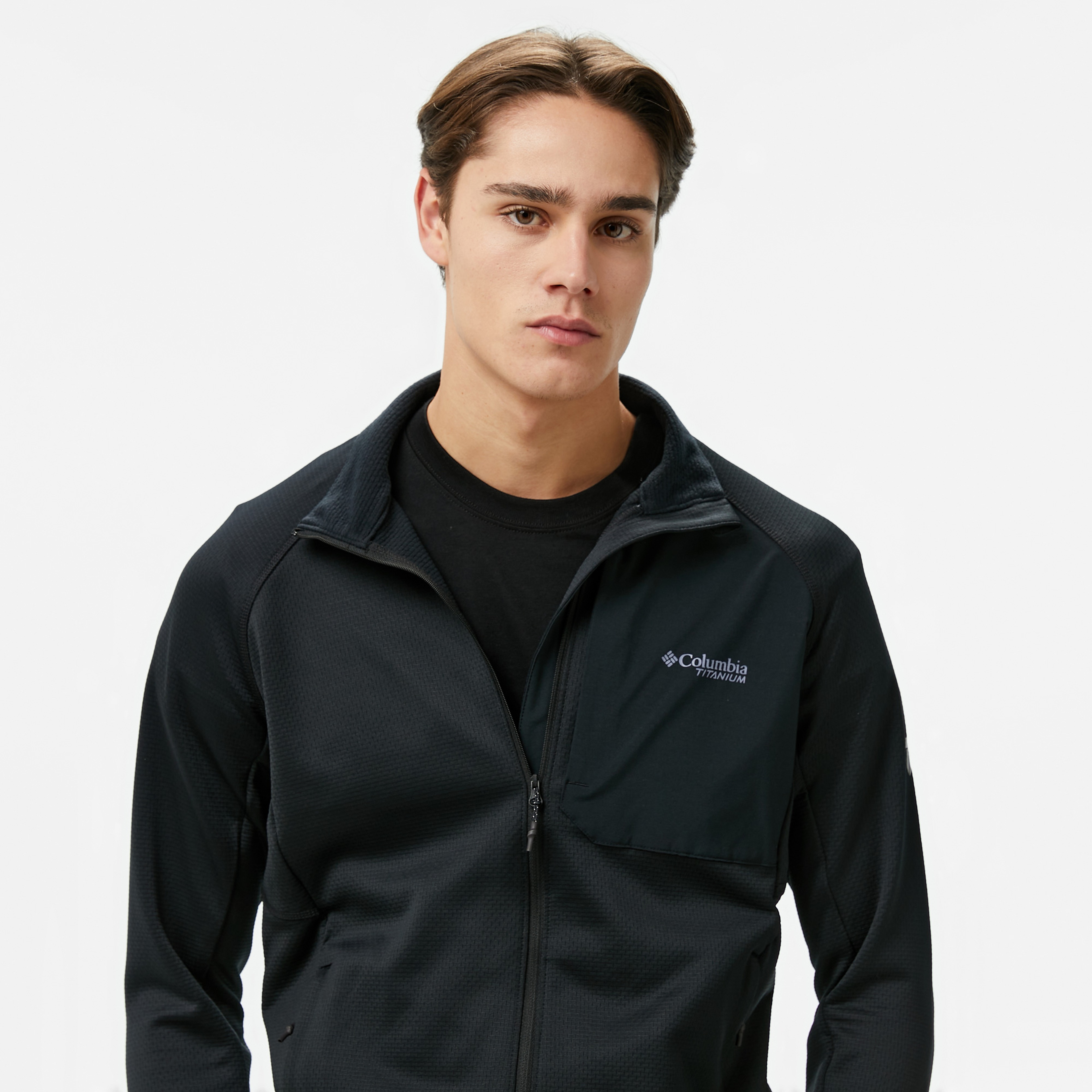 Columbia Triple Canyon Grid Fleece Fz Kadın Siyah Mont