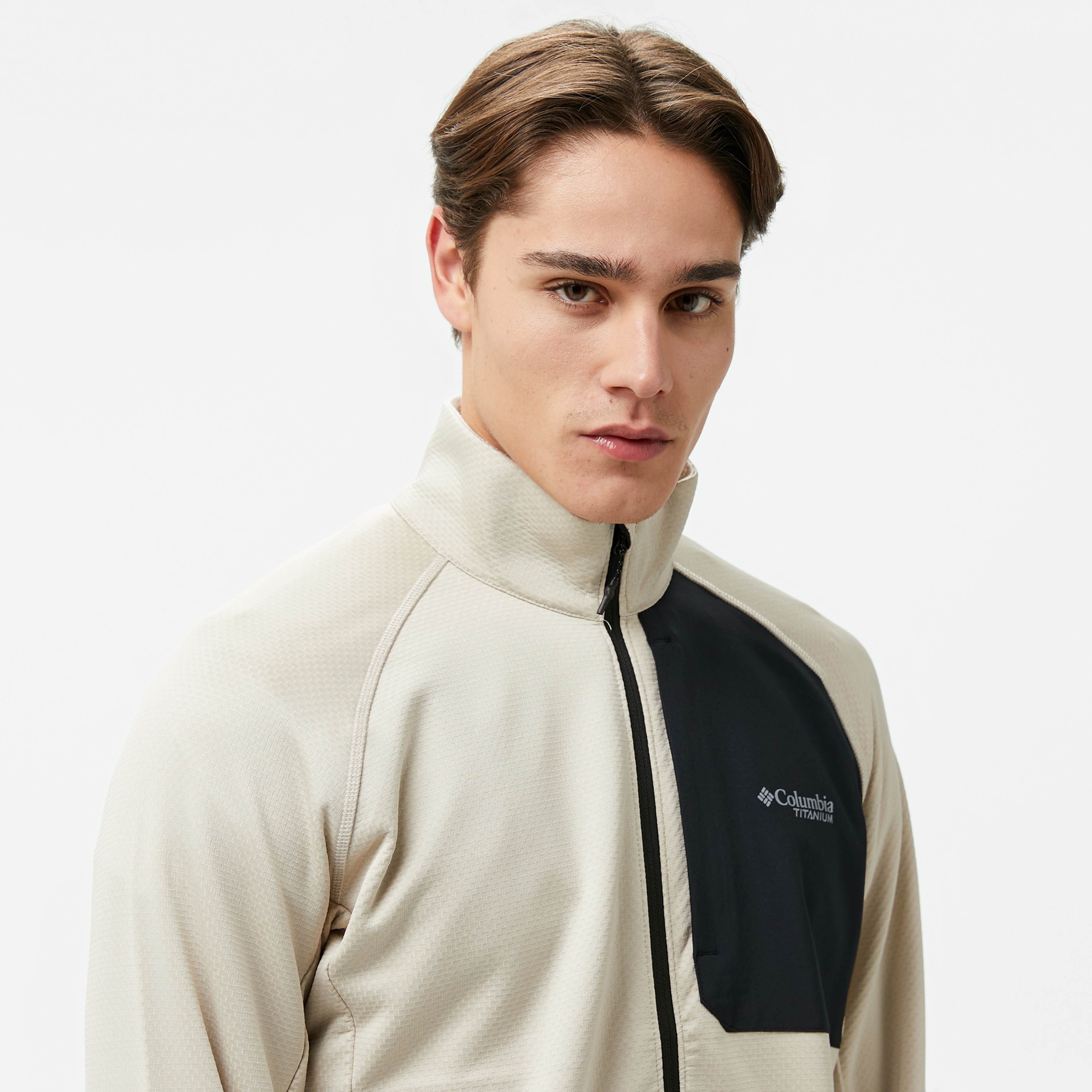 Columbia Triple Canyon Grid Fleece Fz Kadın Bej Mont