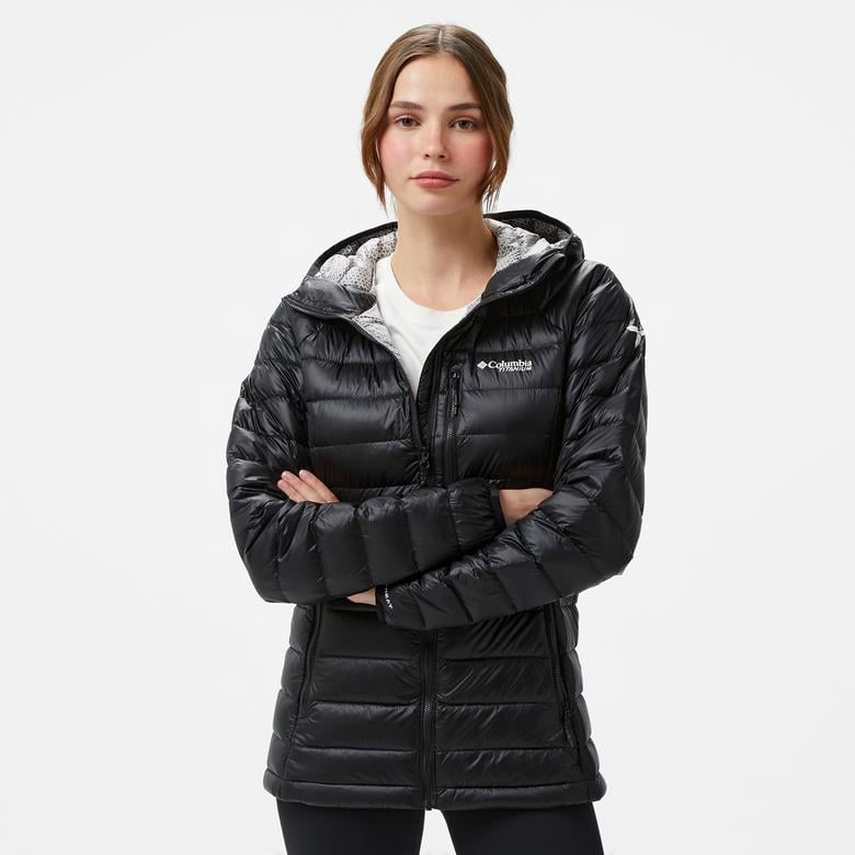 Columbia Arctic Crest Down Hooded Kadın Siyah Mont