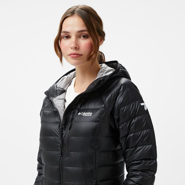 Columbia Arctic Crest Down Hooded Kadın Siyah Mont