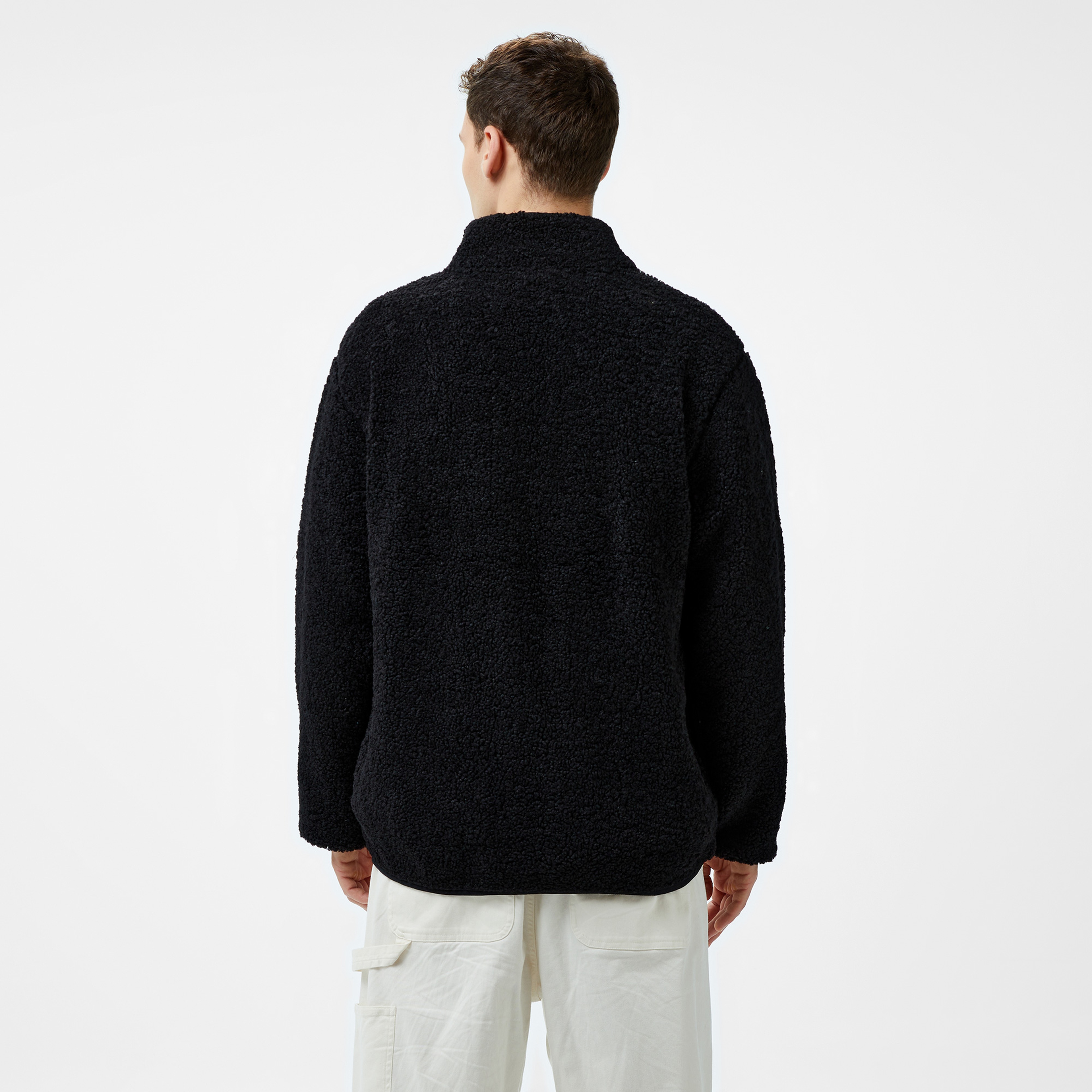 Vans Boxed Sherpa Qzip Erkek Siyah Sweatshirt