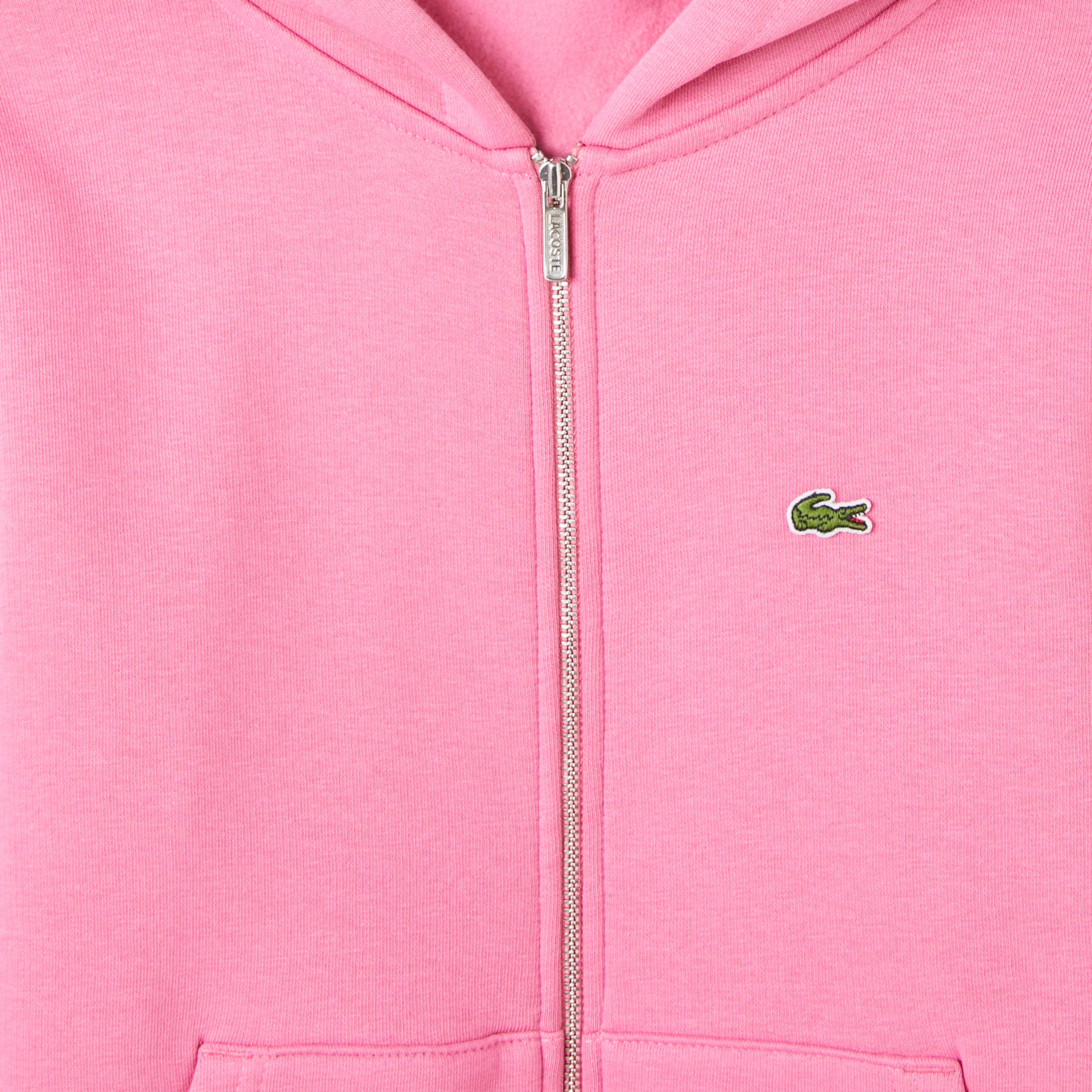 Lacoste Kangaroo Pocket Çocuk Pembe Sweatshirt