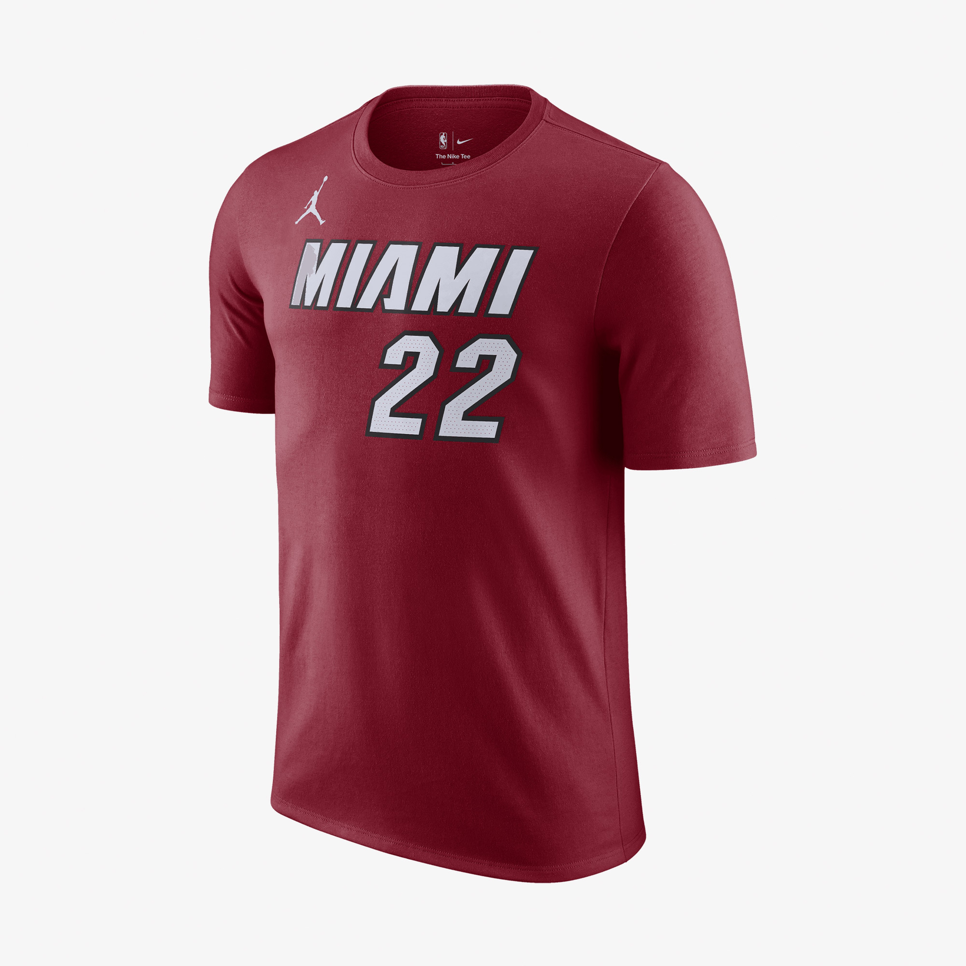 Nike NBA Miami Heat'Jimmy Butler Erkek Kırmızı T-Shirt