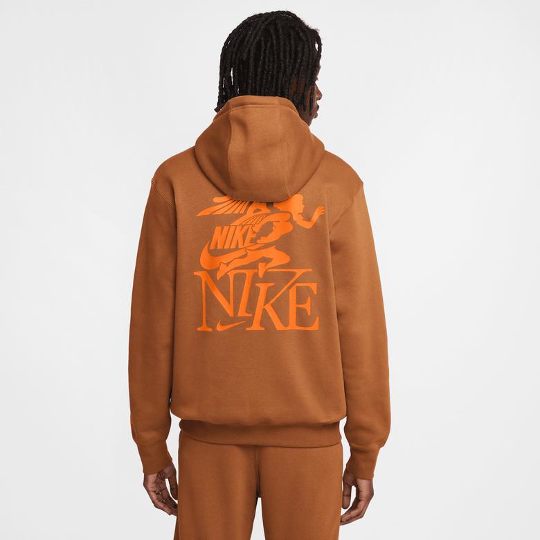 Nike Sportswear Club Erkek Kahverengi Sweatshirt