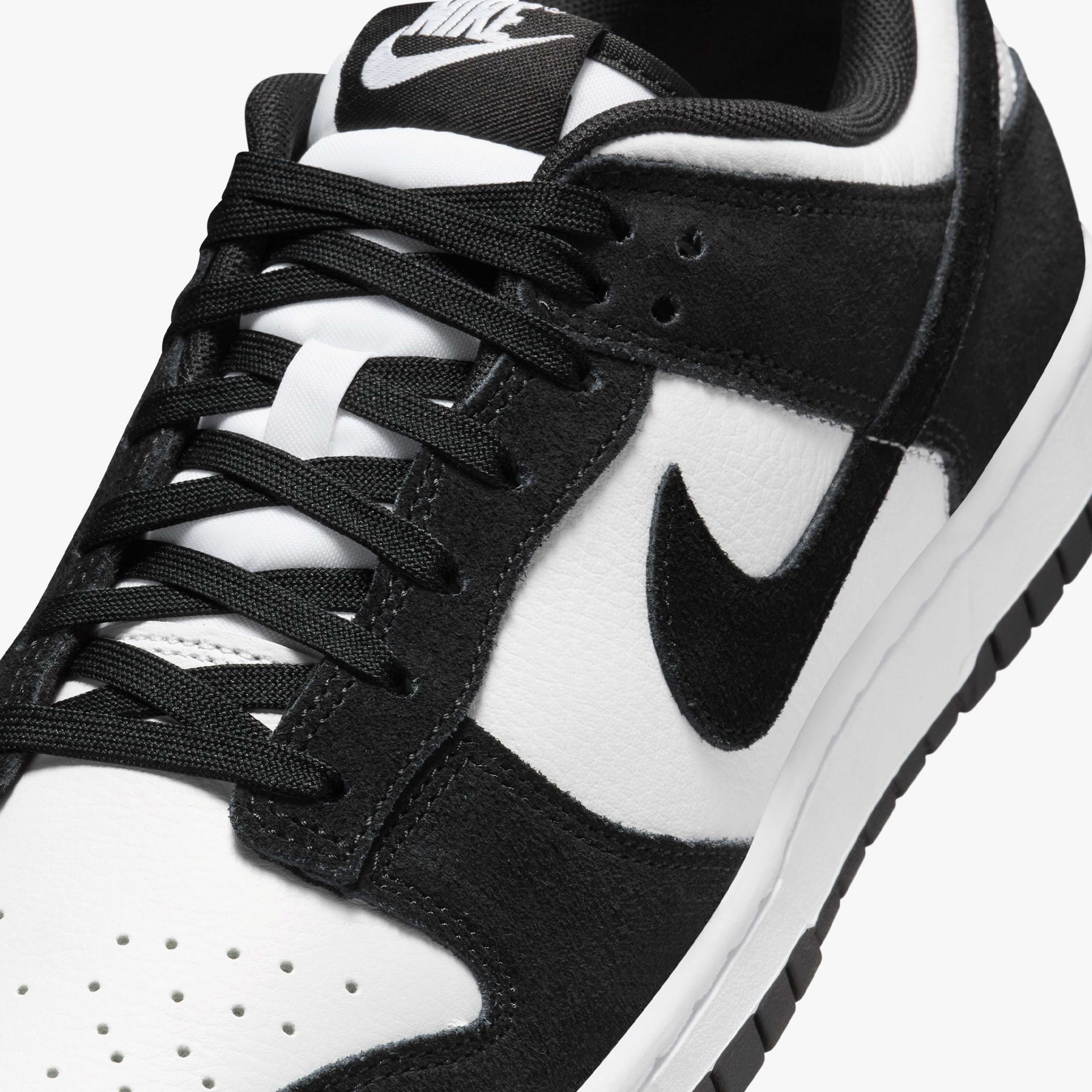 Nike Dunk Low Retro SE Suede Panda Erkek Siyah Sneaker
