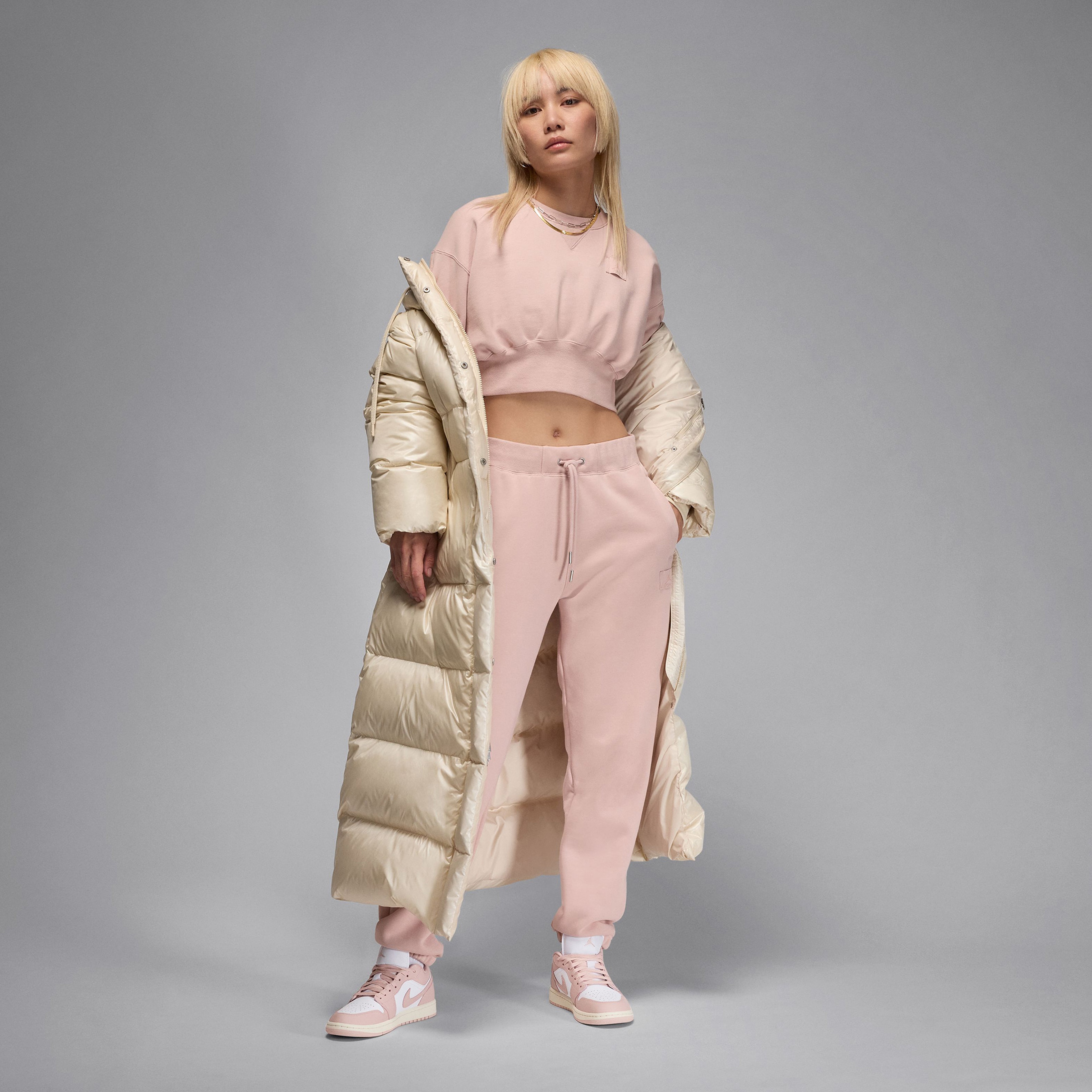 Nike Air Jordan 1 Low Kadın Pembe Sneaker