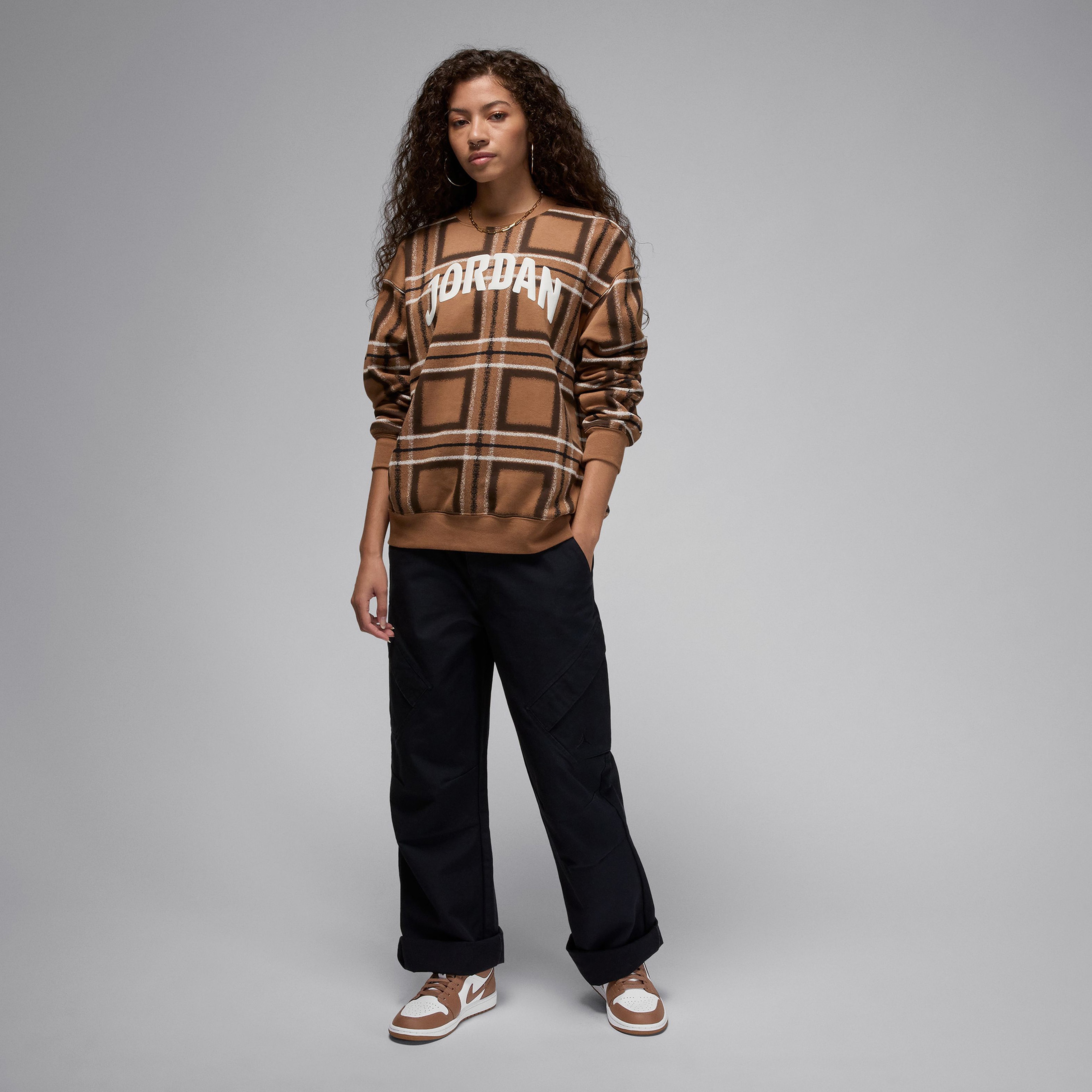 Nike Air Jordan 1 Low Kadın Kahverengi Sneaker