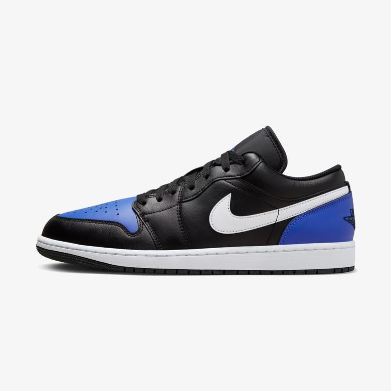 Nike Air Jordan 1 Low Erkek Siyah/Mavi Sneaker
