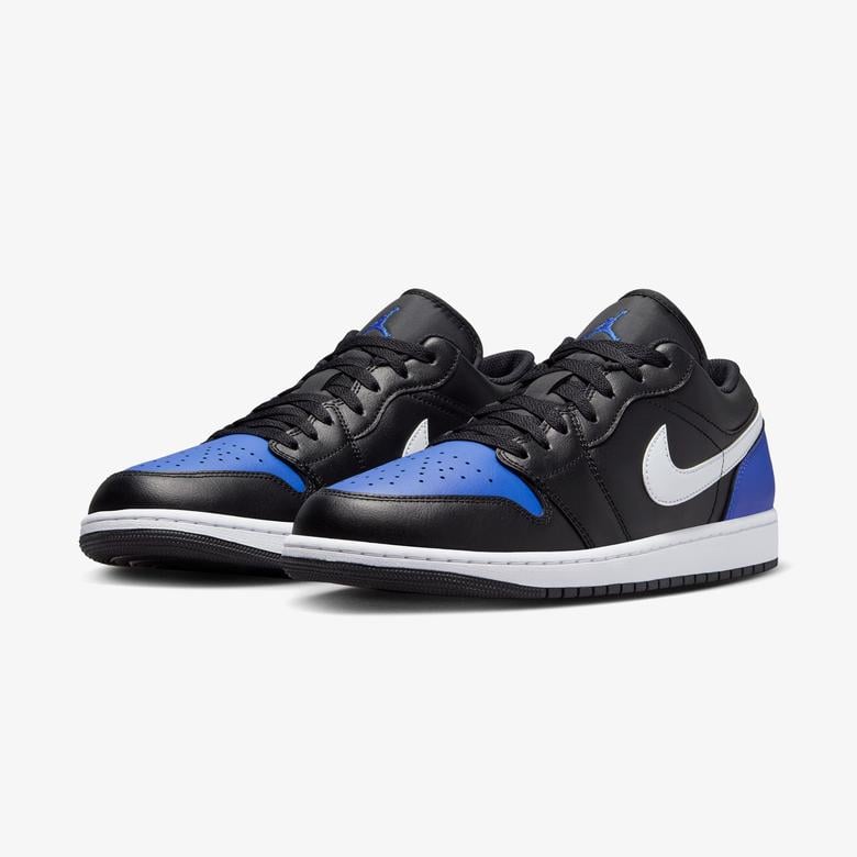Nike Air Jordan 1 Low Erkek Siyah/Mavi Sneaker