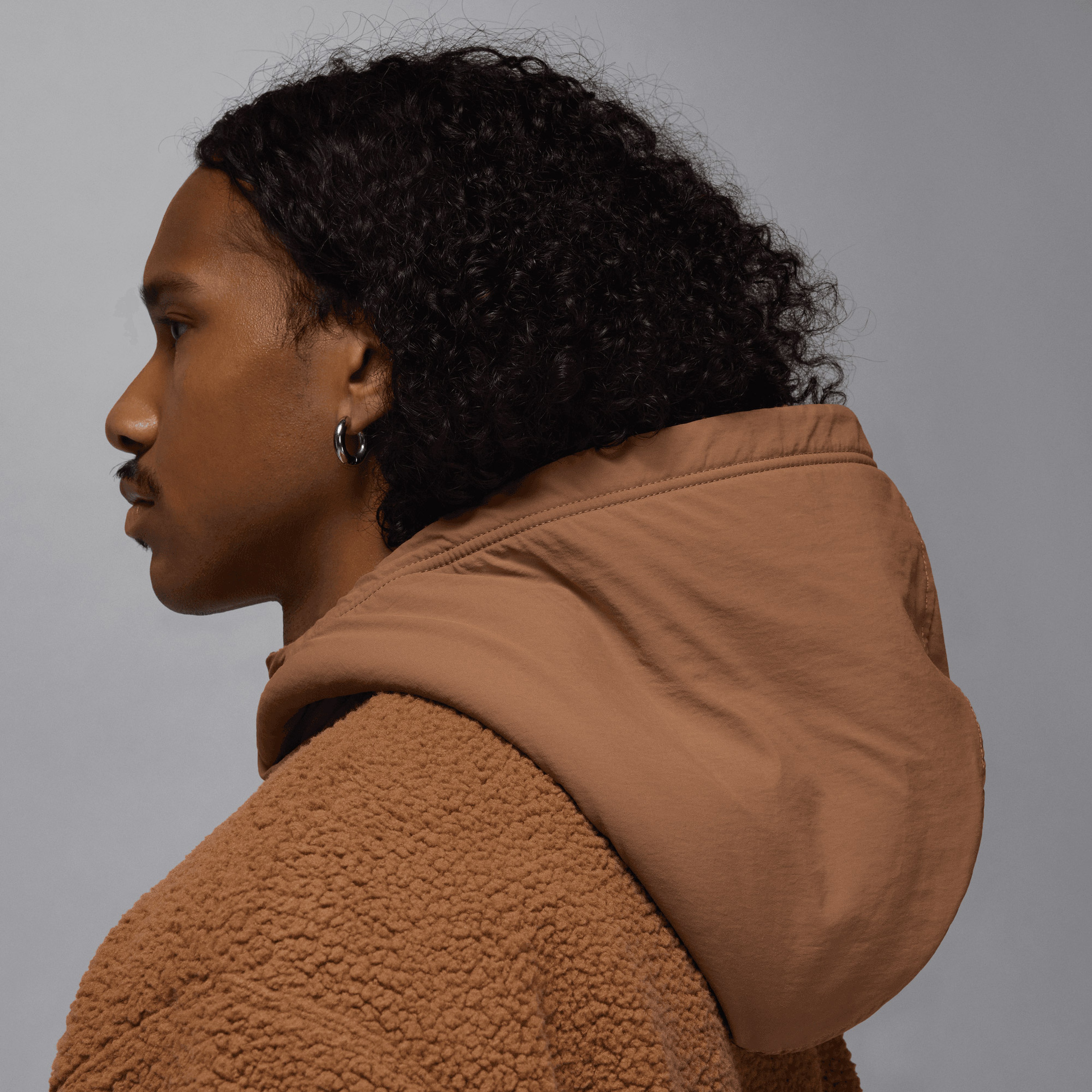 Jordan Flight High Pile Erkek Kahveregi Sweatshirt