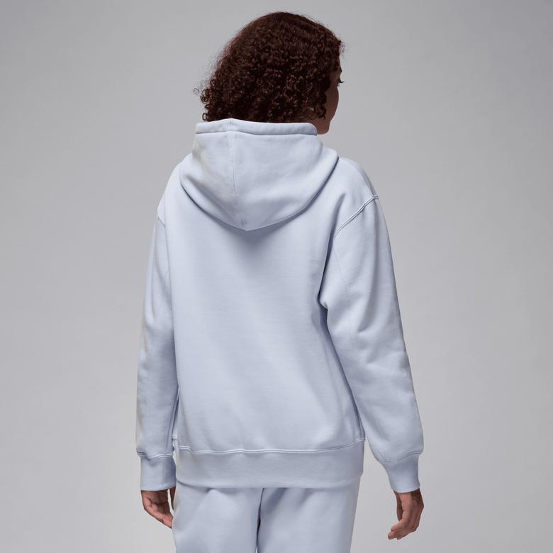 Jordan Flight Fleece Satin Kadın Mavi Hoodie