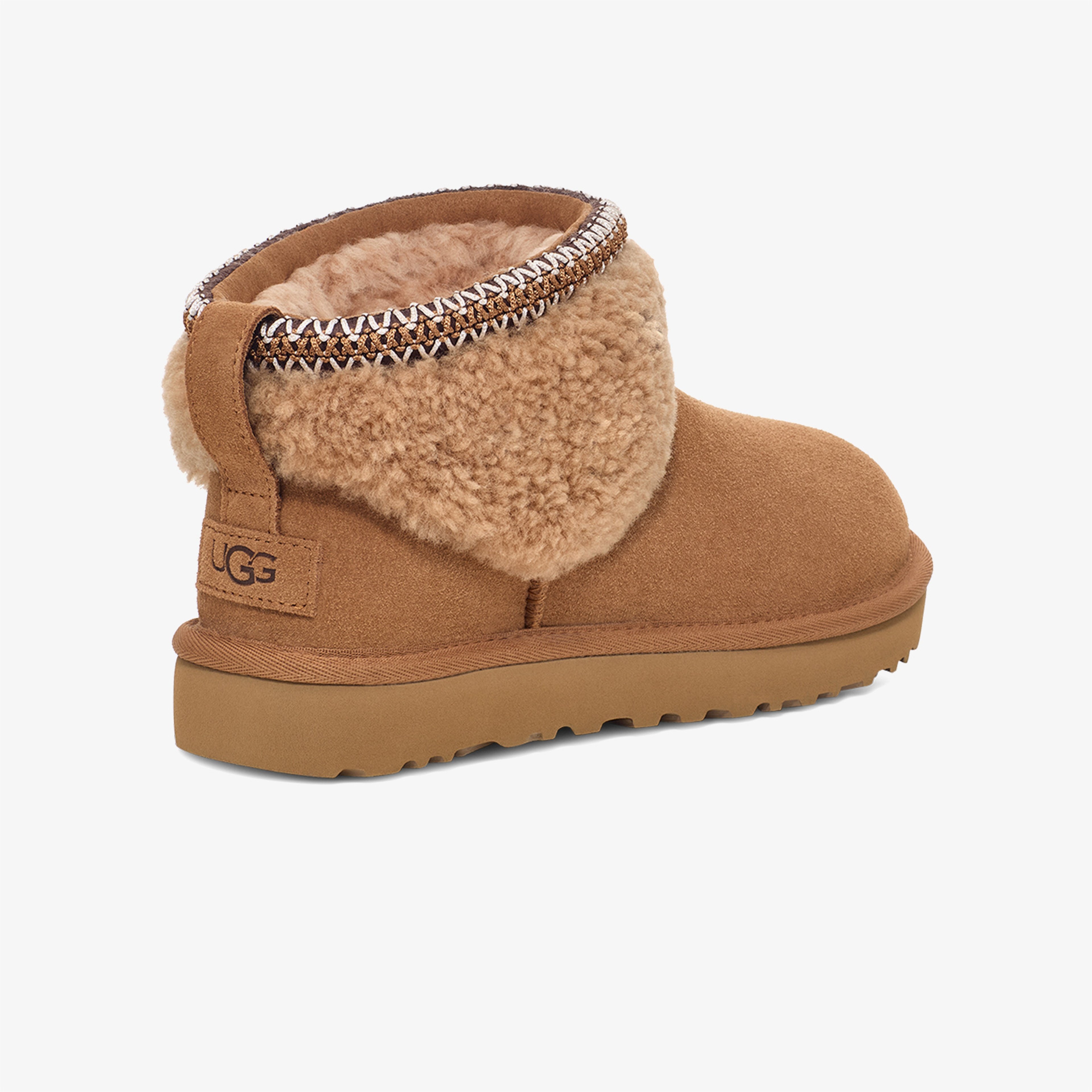 UGG Classic Ultra Mini Maxi Curly Kadın Kahverengi Bot