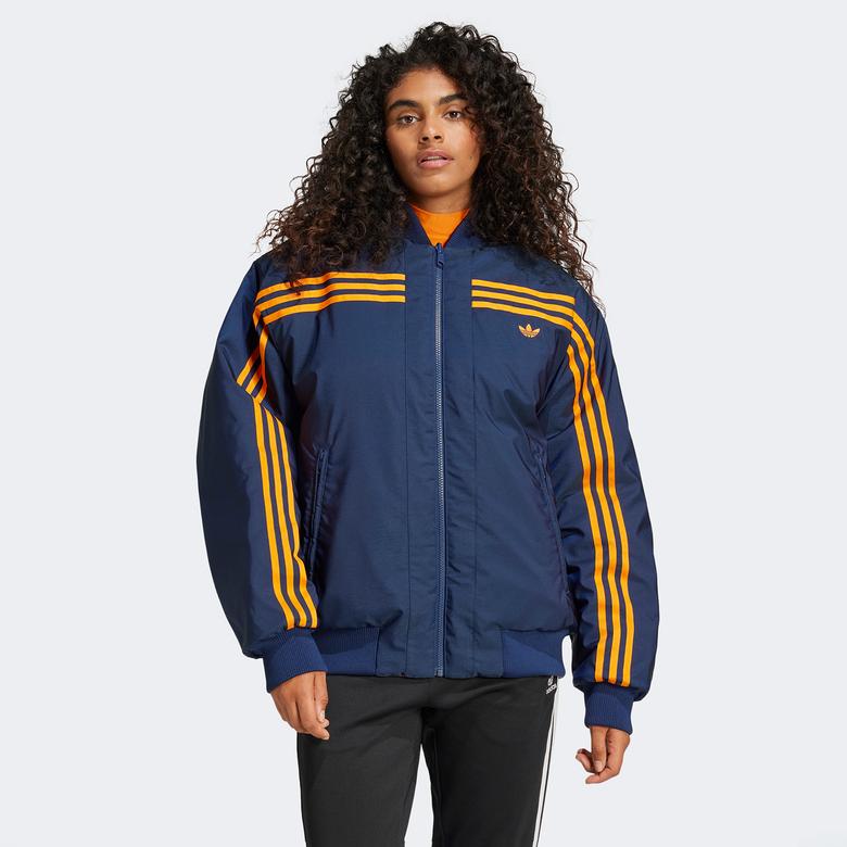 adidas 70s Reversible Oversized Bomber Turuncu Ceket