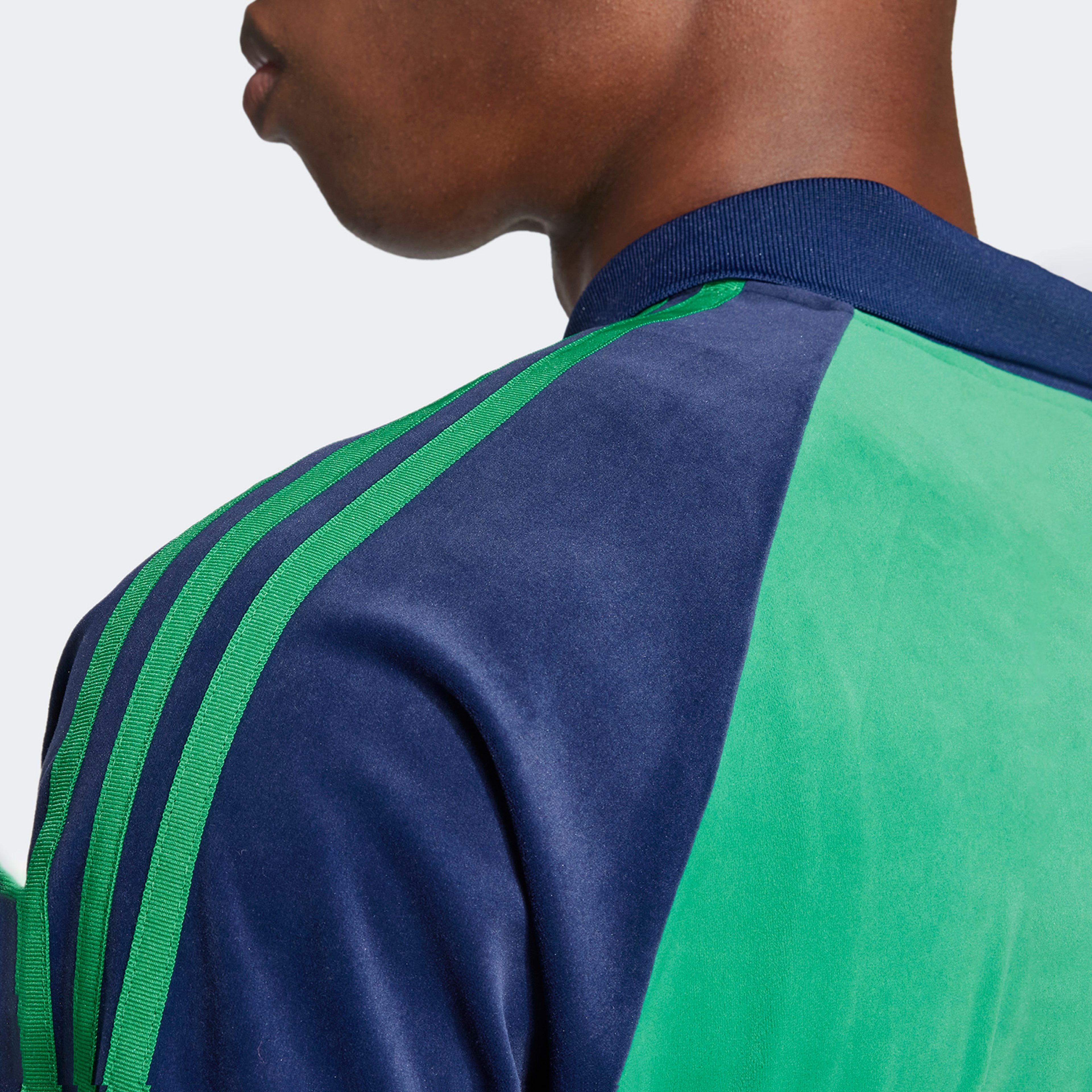 adidas Velour Polo Erkek Yeşil Gömlek