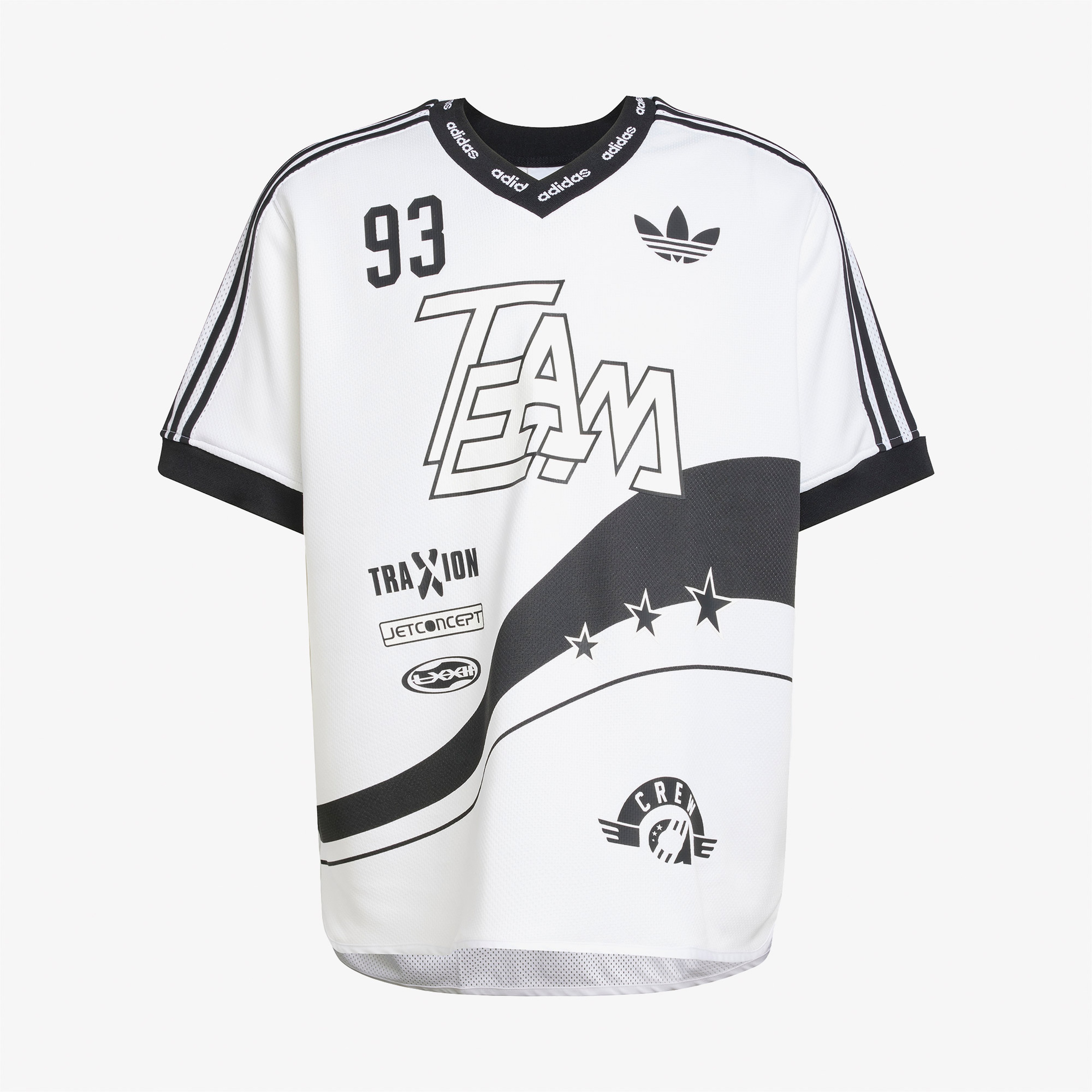 adidas Team 93 Jersey Erkek Beyaz T-Shirt