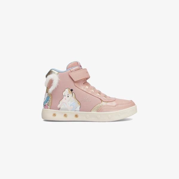 Geox J Skylin G. G Çocuk Pembe Spor Ayakkabı